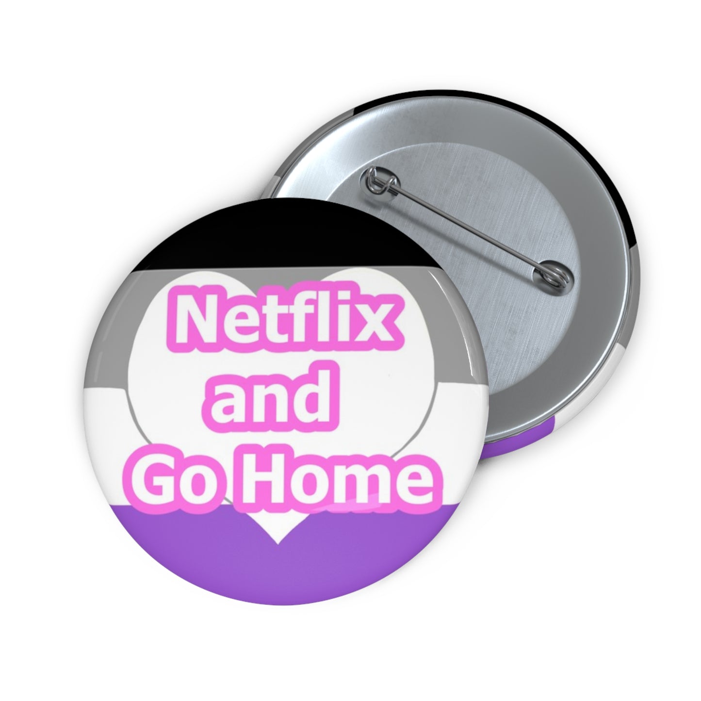 Go Home Ace Pride Pin Button
