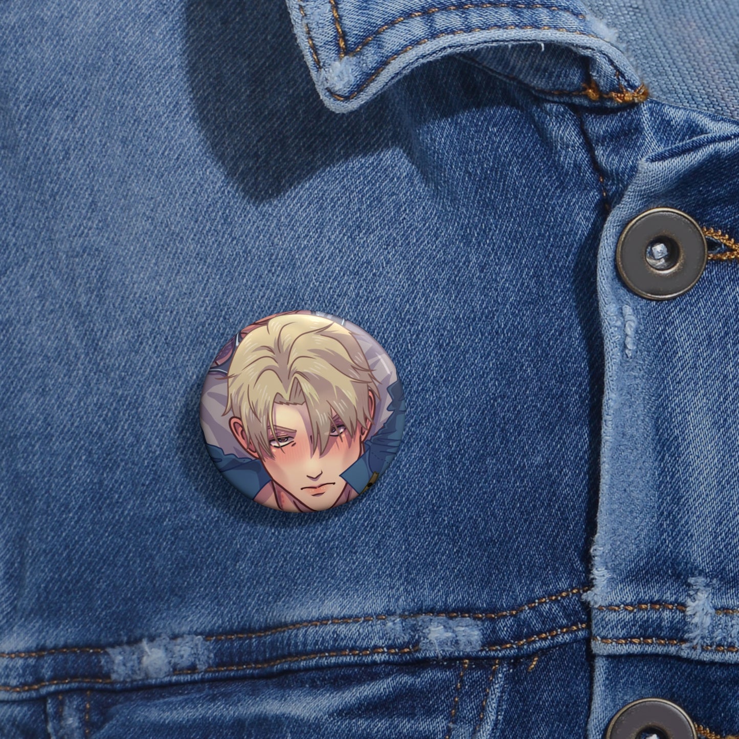 Nanami Kento Pin Button