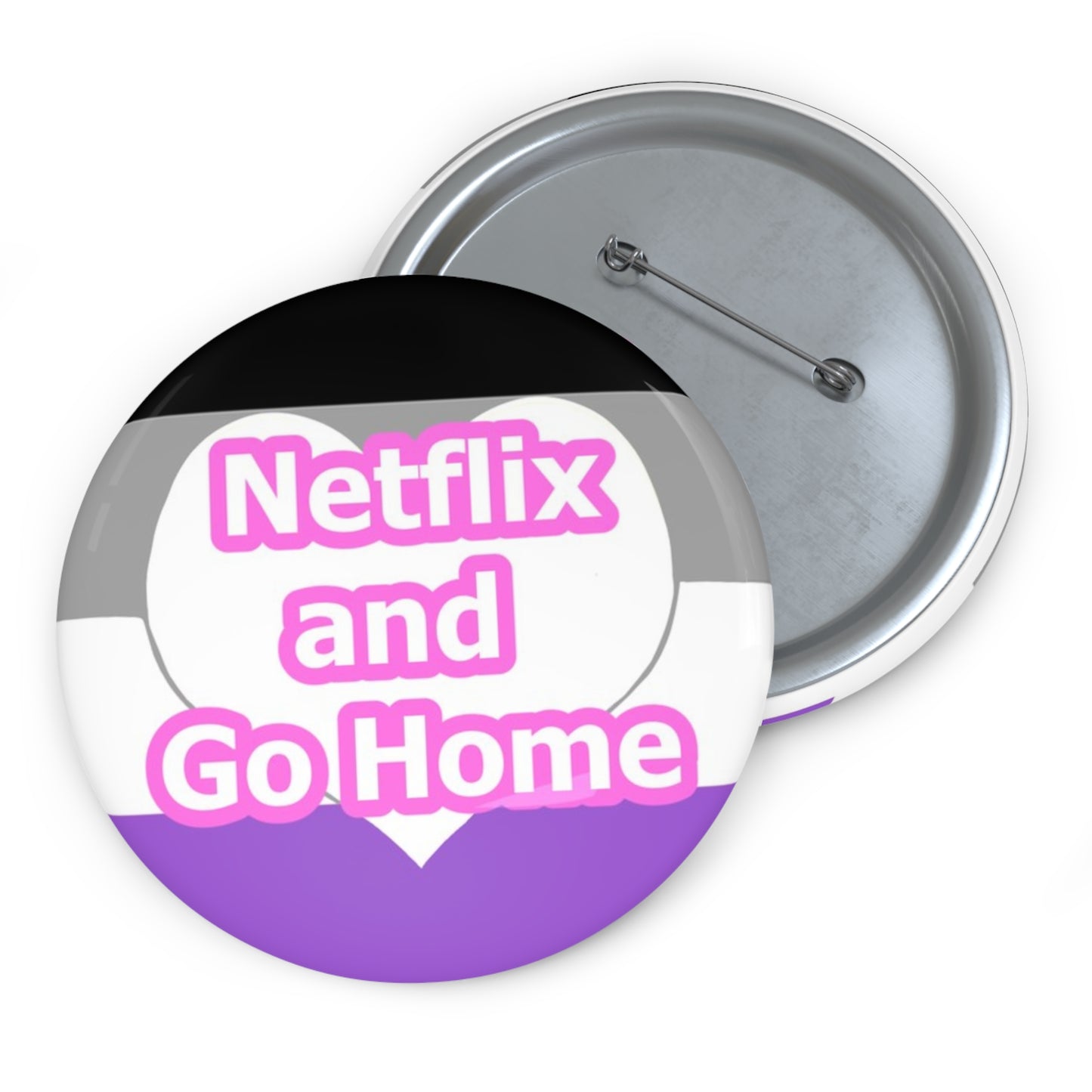 Go Home Ace Pride Pin Button
