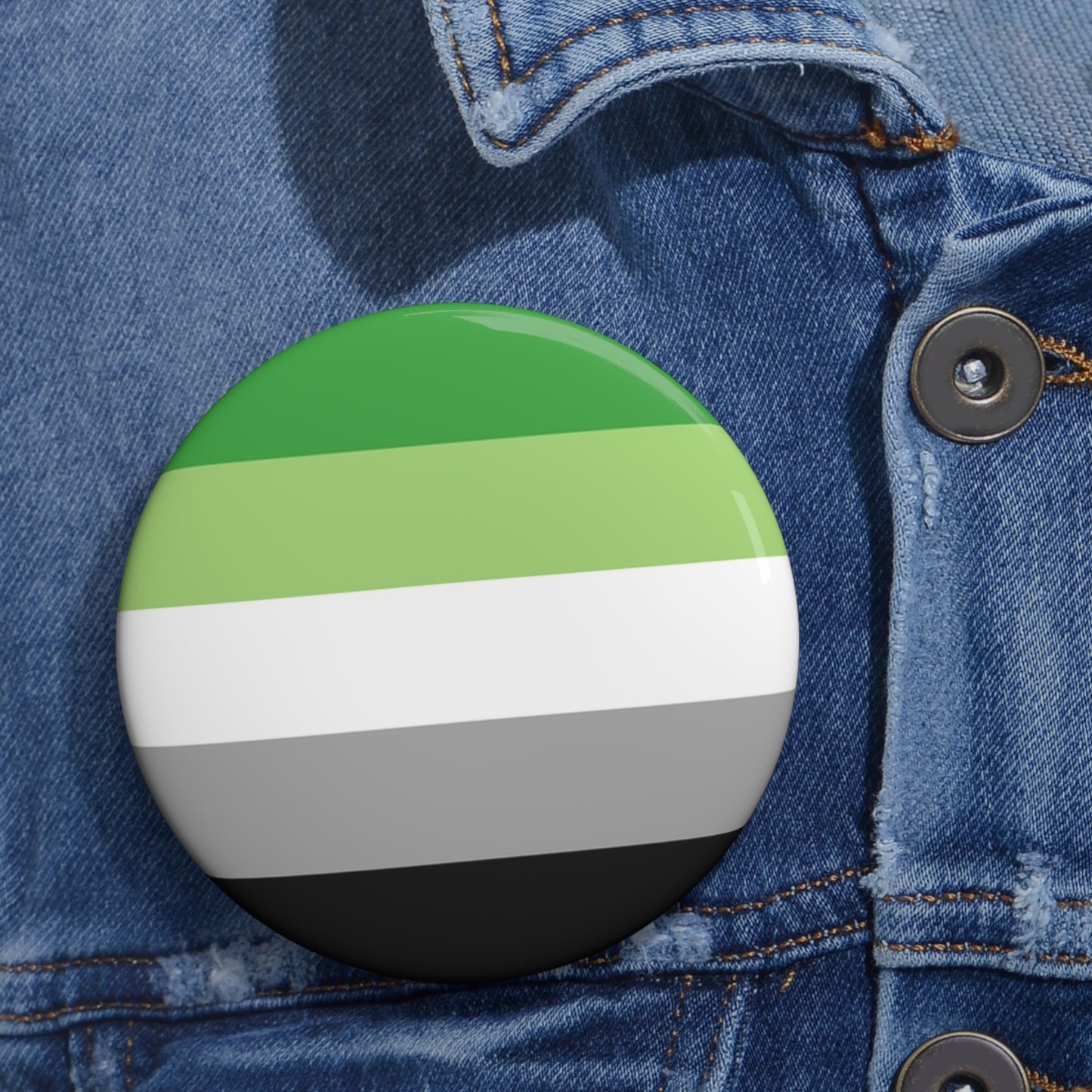 Aromantic Pin Button