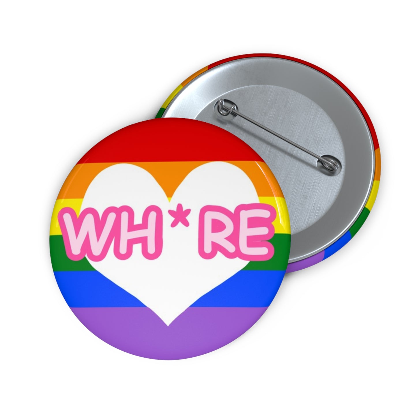 Wh*re Pin Button