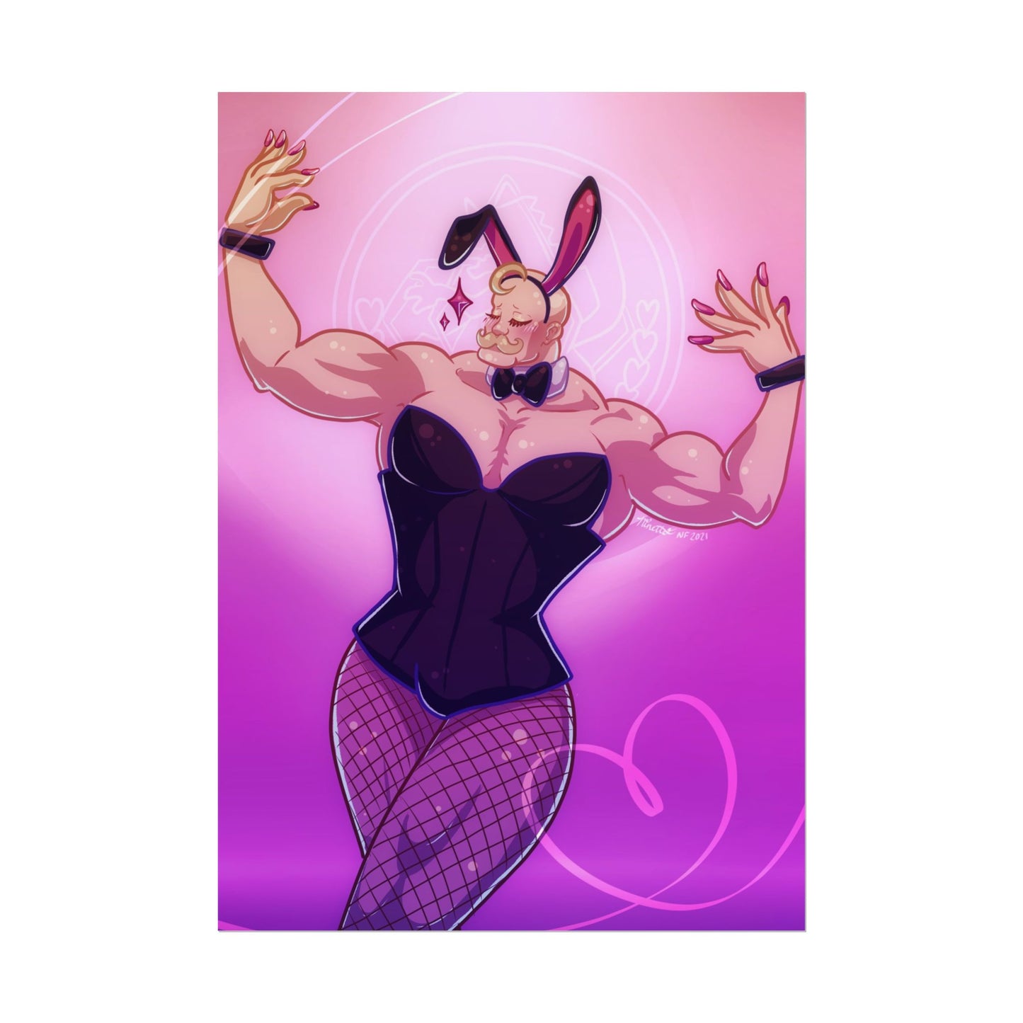 Major Armstrong Bunny Suit PRINT