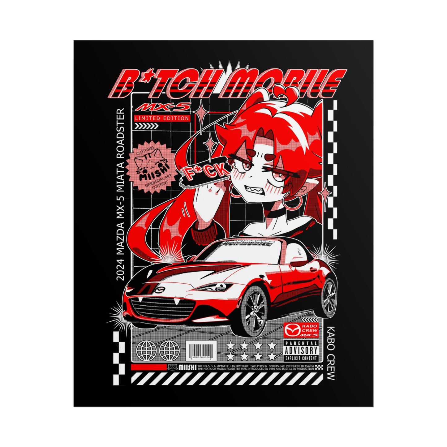 B*tch Mobile JDM Print