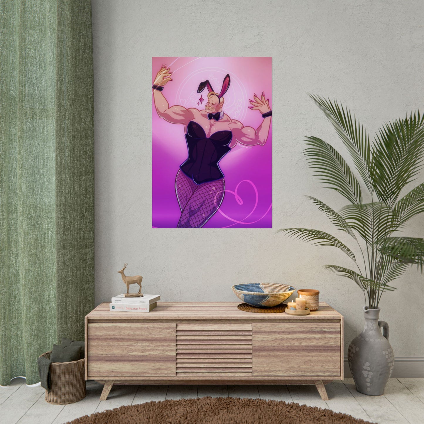 Major Armstrong Bunny Suit PRINT