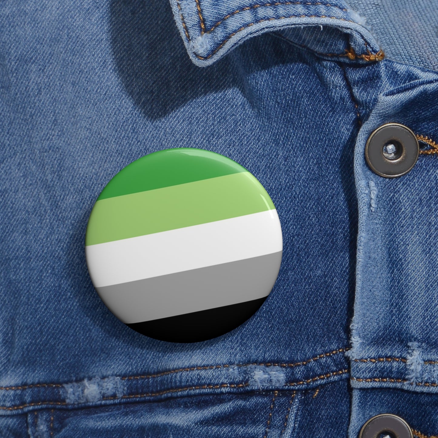 Aromantic Pin Button