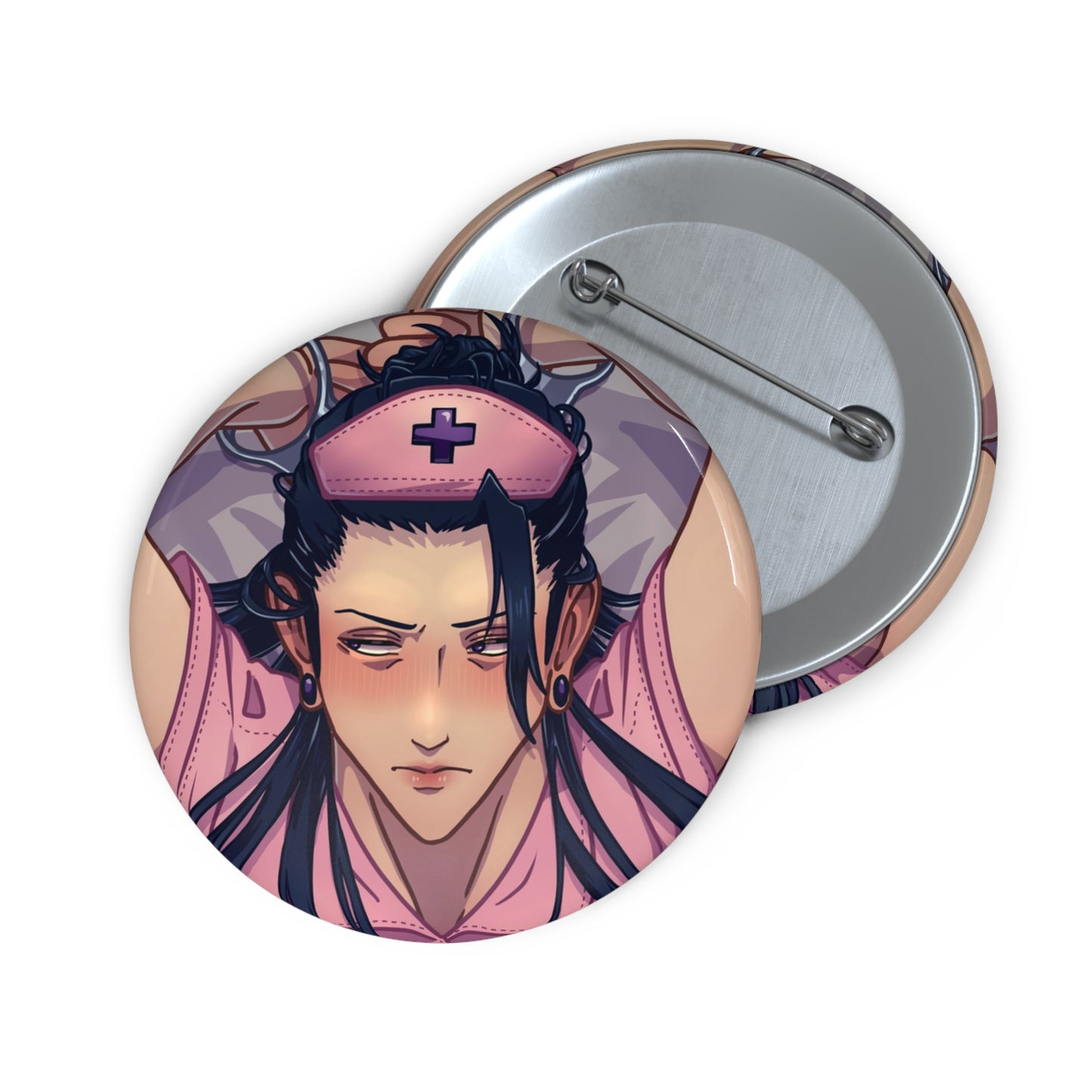 Suguru Geto Nurse Pin Button