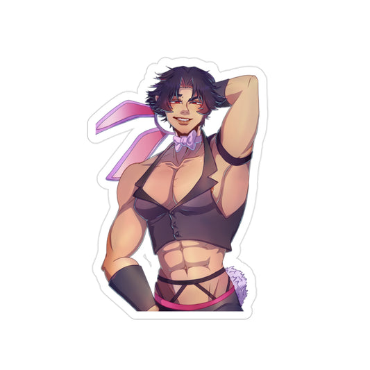 Akira Fudo Bunny Suit Transparent Decal