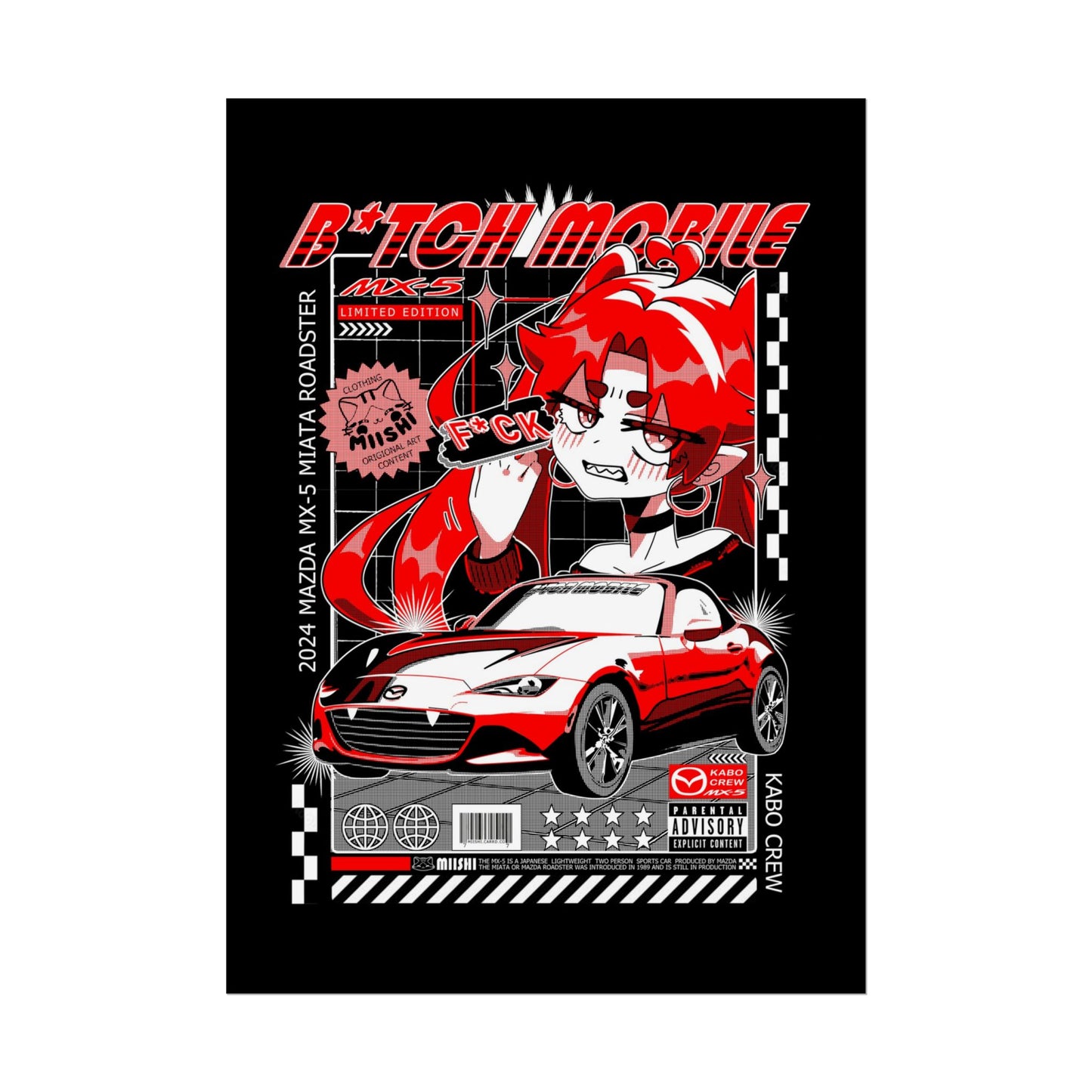 B*tch Mobile JDM Print