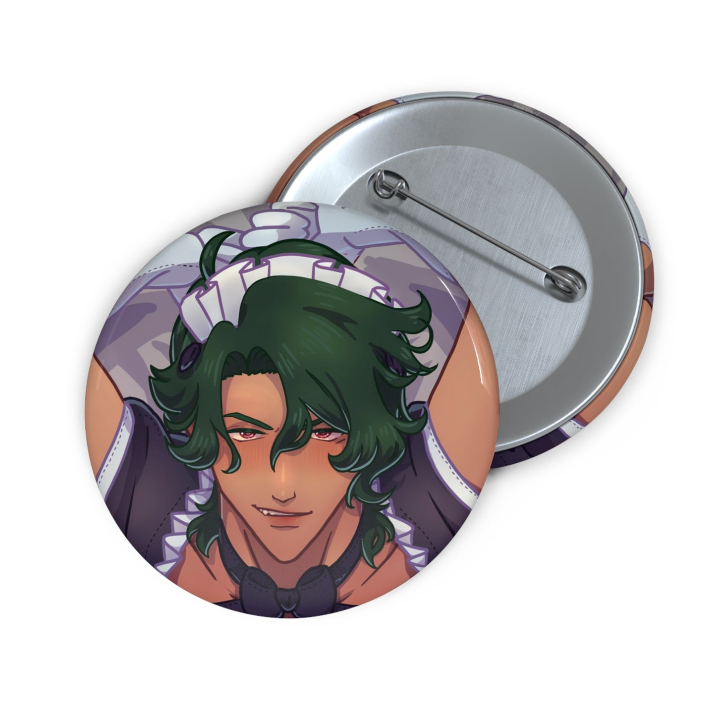 Kojiro Nanjo Maid Uniform Pin Button, Gifts for Joe Simps, Skater Men, Sexy Boba Mousepad Anime Men Presents