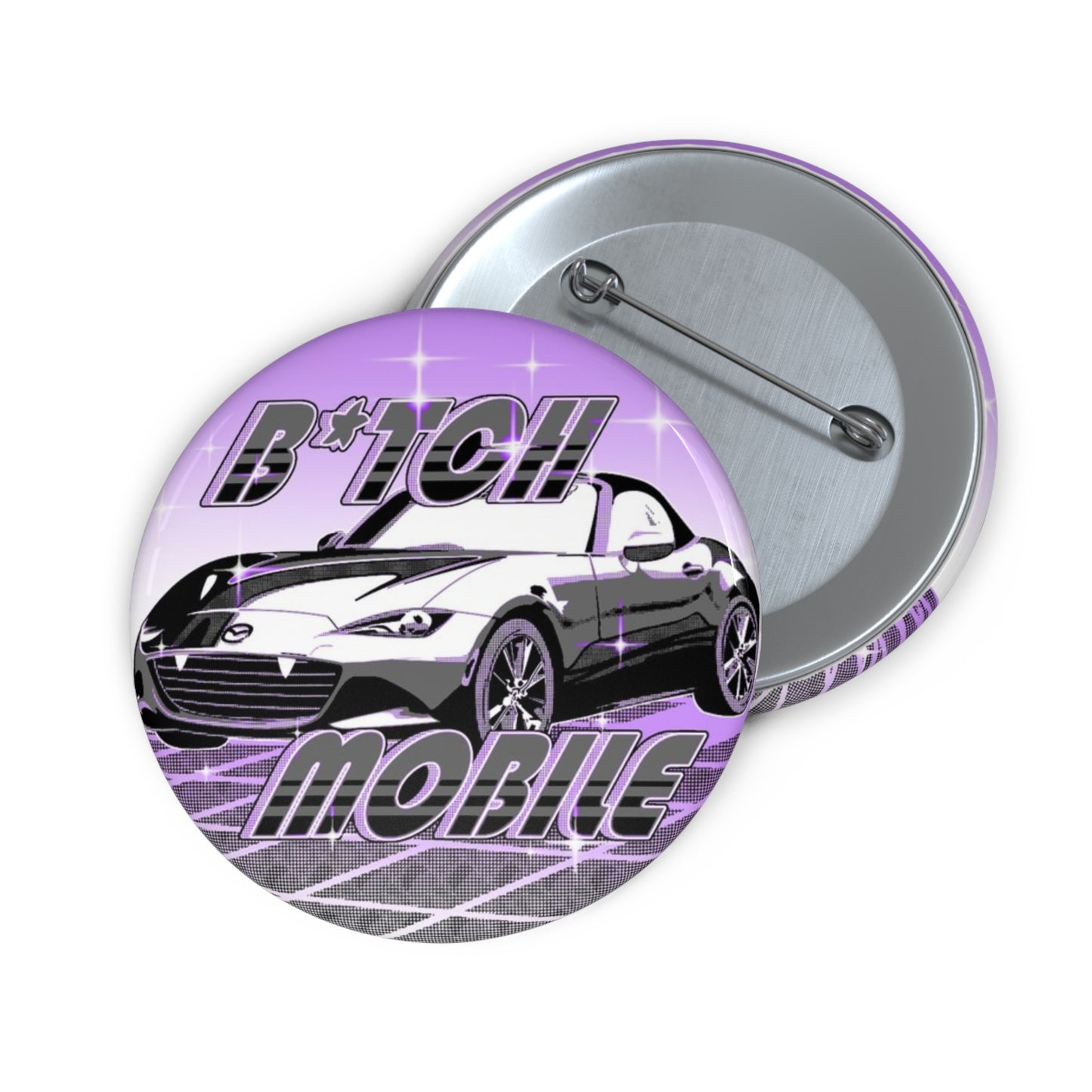 B*tch Mobile Ace Pride Pin Button