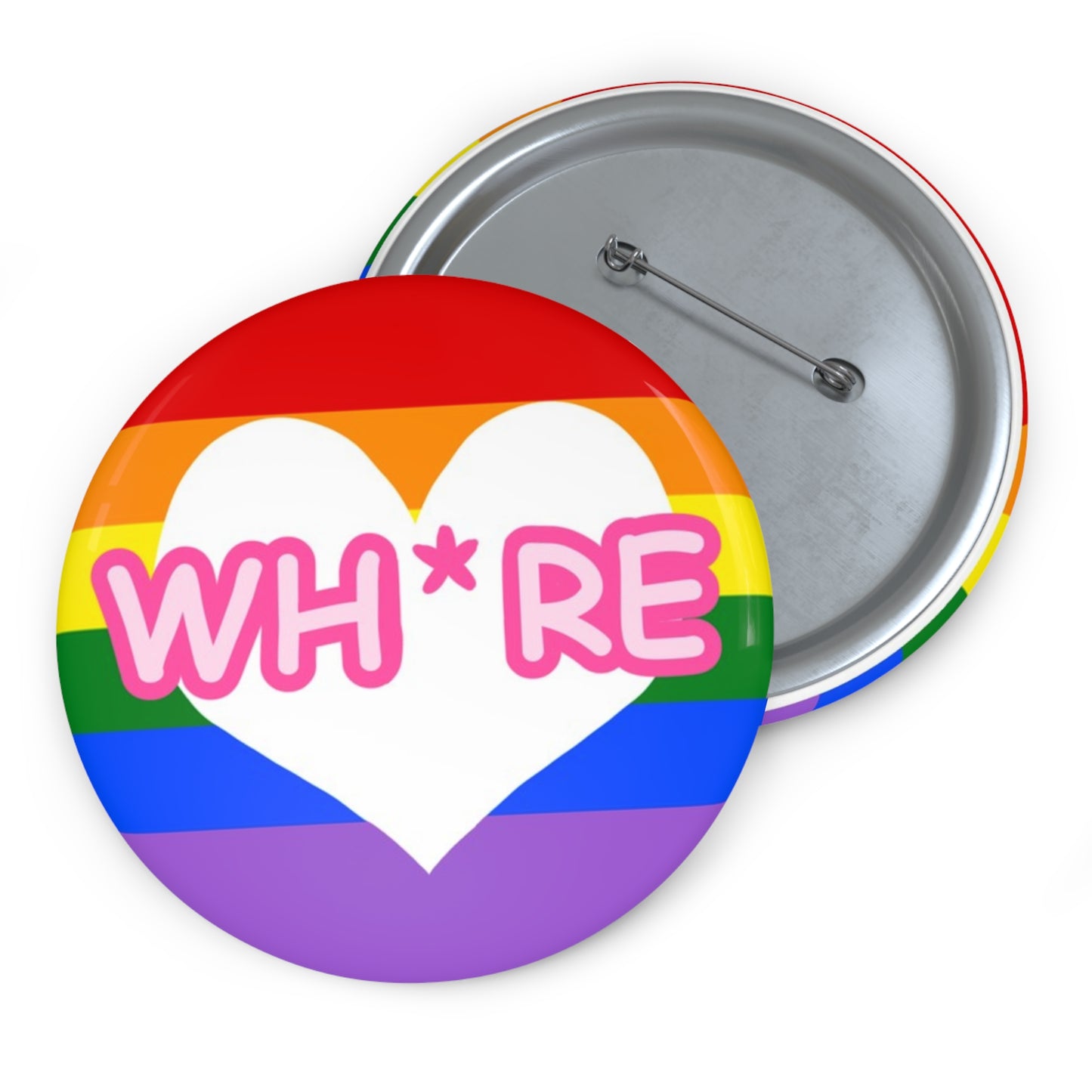 Wh*re Pin Button