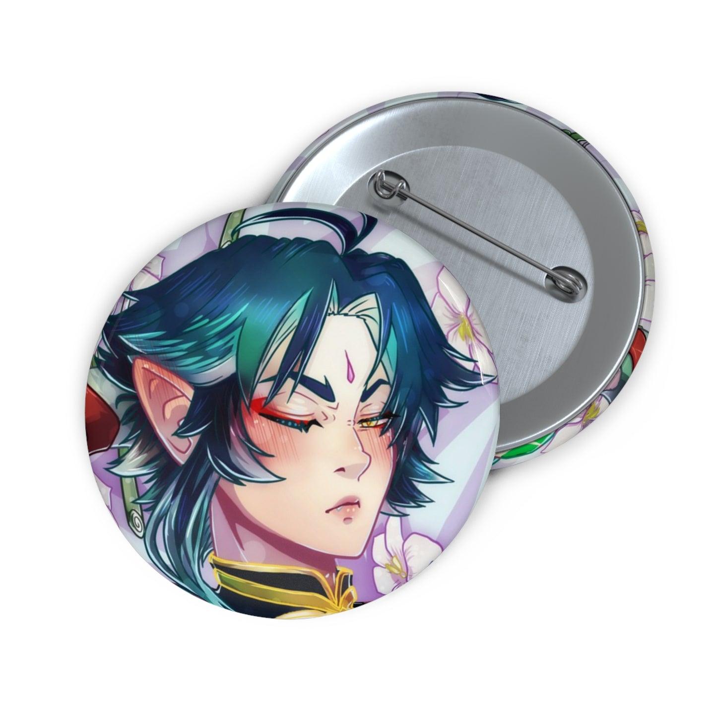Xiao Dakimakura Fanart Pin Button