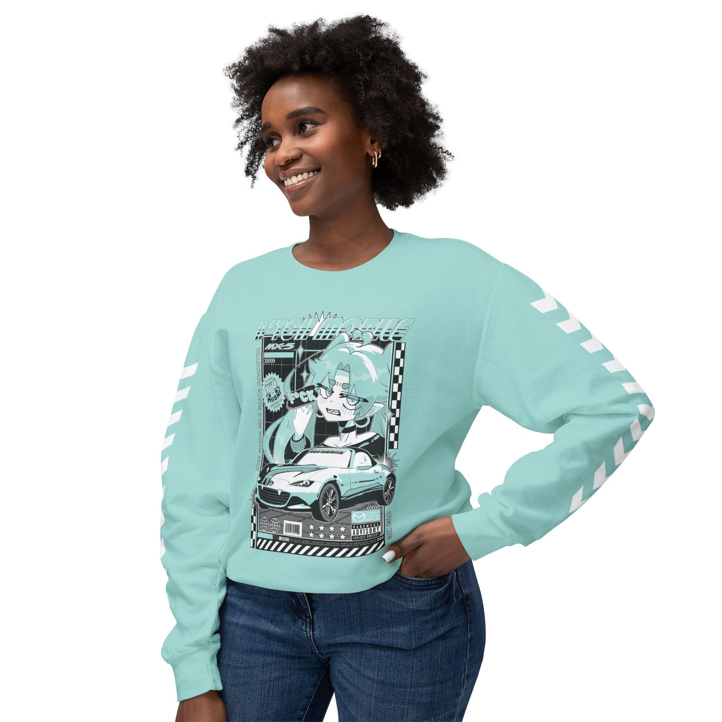 B*tch Mobile JDM Crewneck Sweatshirt