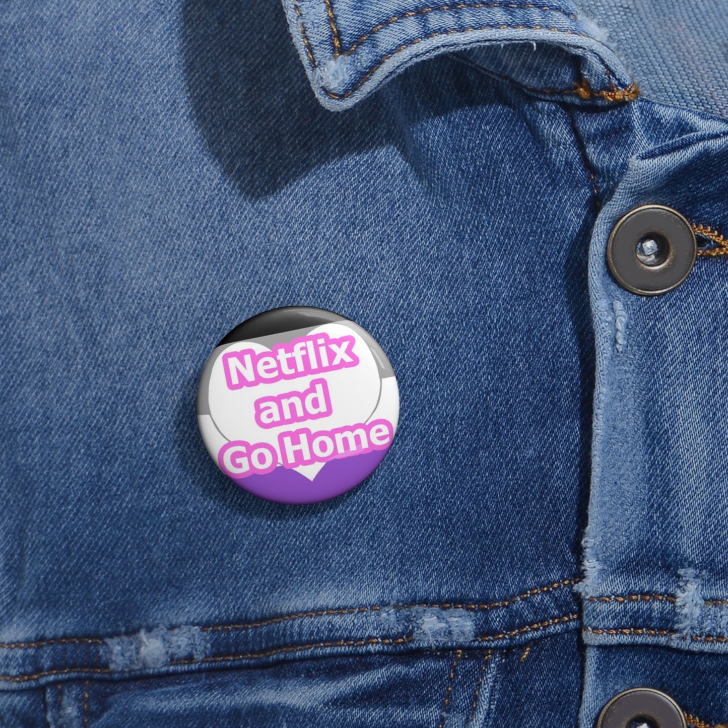 Go Home Ace Pride Pin Button