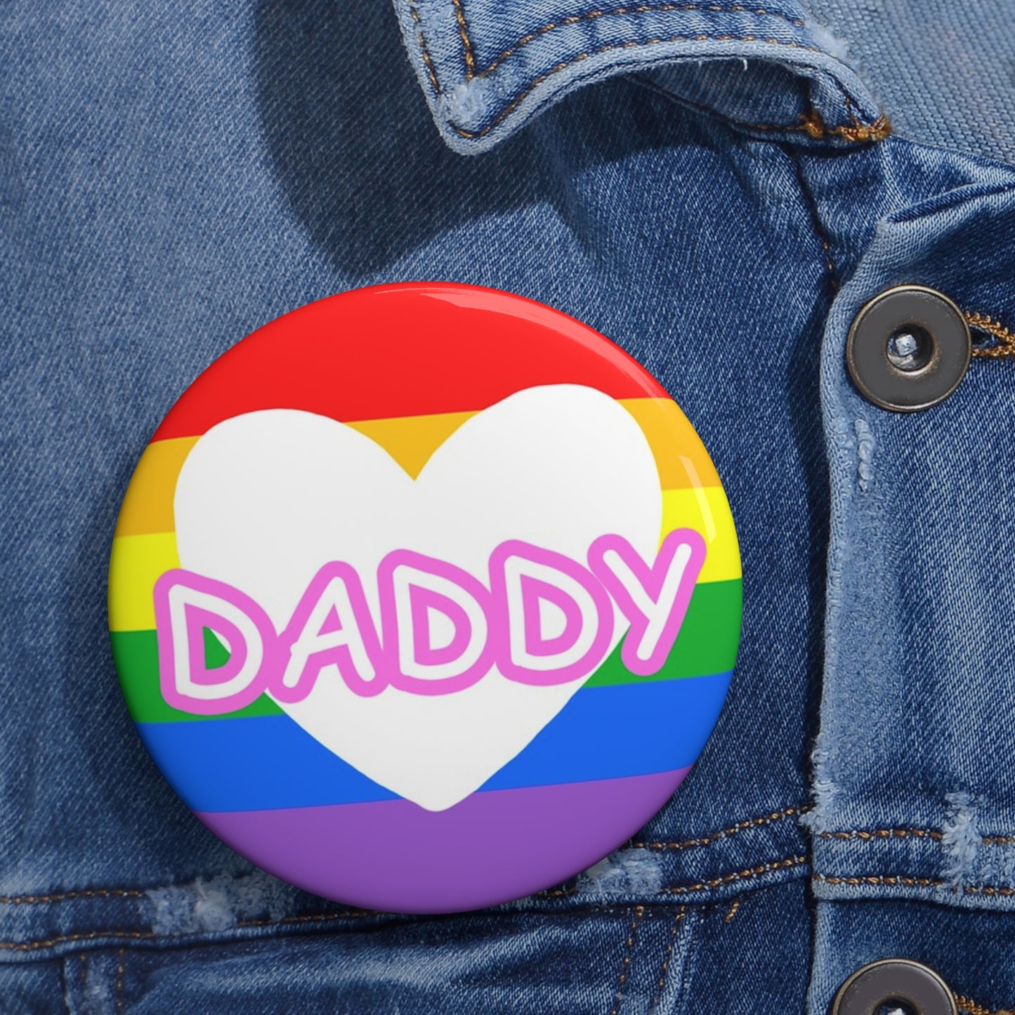 Daddy Pin Button