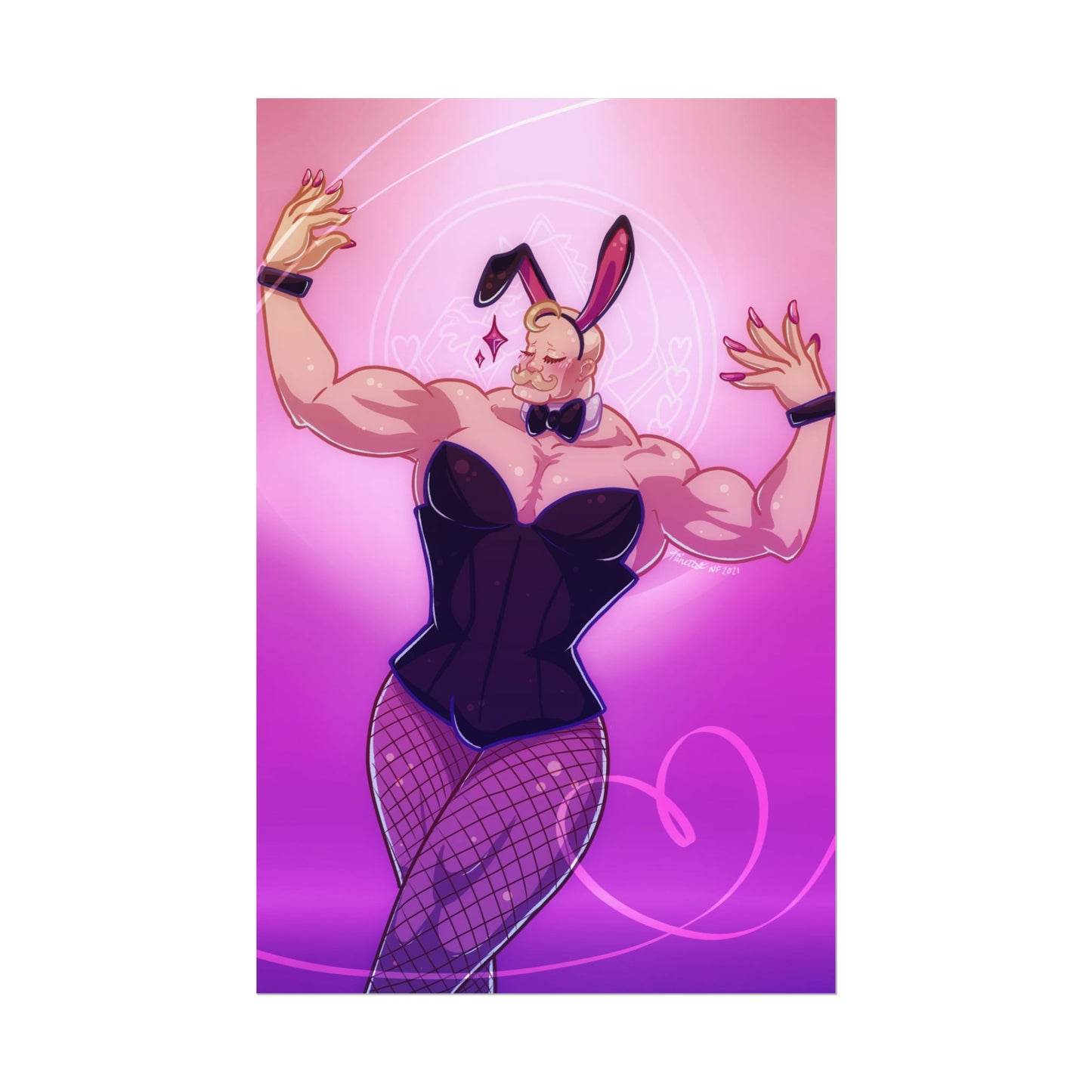 Major Armstrong Bunny Suit PRINT