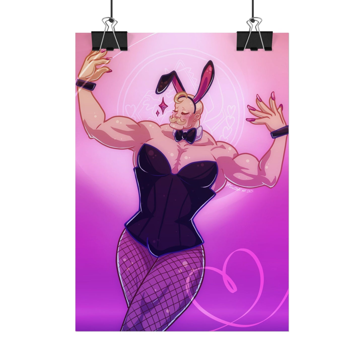 Major Armstrong Bunny Suit PRINT