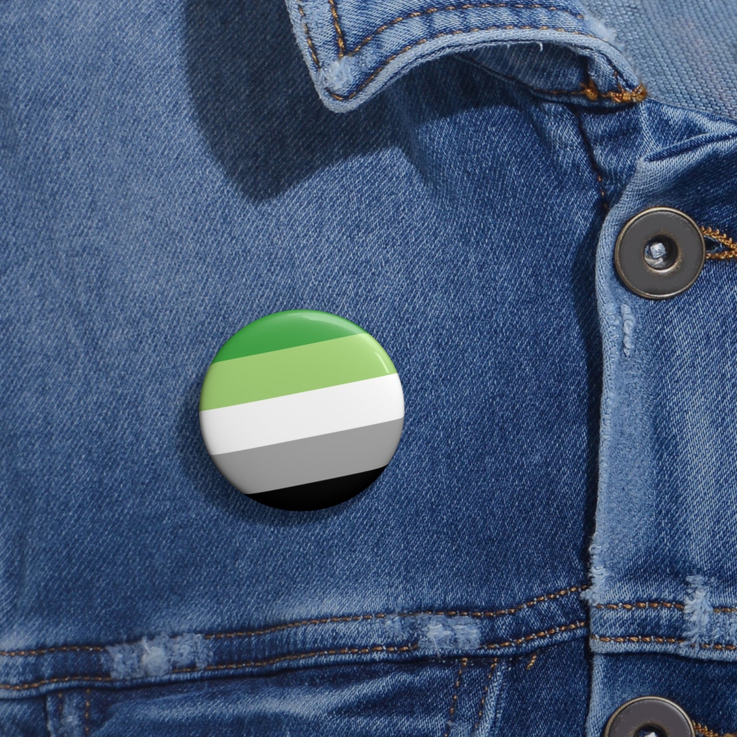 Aromantic Pin Button