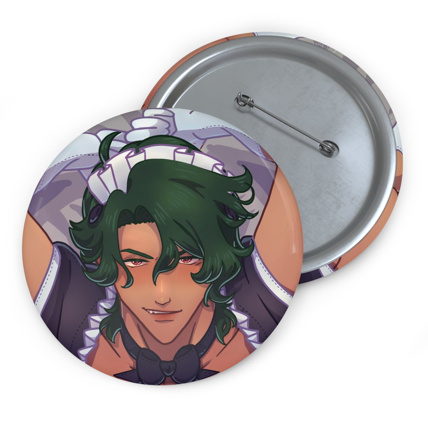 Kojiro Nanjo Maid Uniform Pin Button, Gifts for Joe Simps, Skater Men, Sexy Boba Mousepad Anime Men Presents