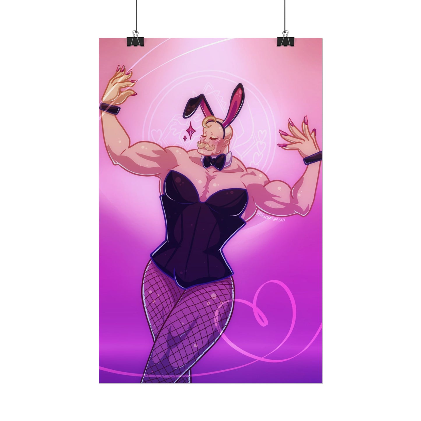 Major Armstrong Bunny Suit PRINT