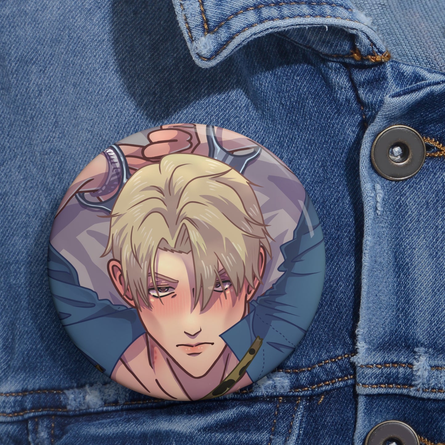 Nanami Kento Pin Button