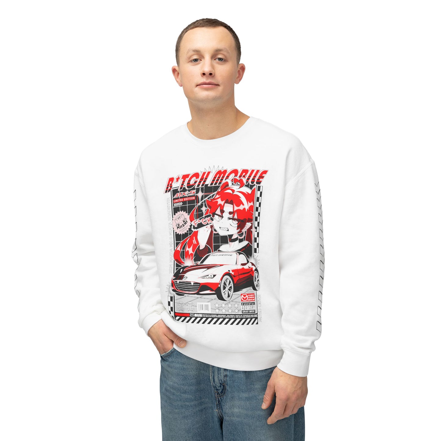 B*tch Mobile JDM Crewneck Sweatshirt