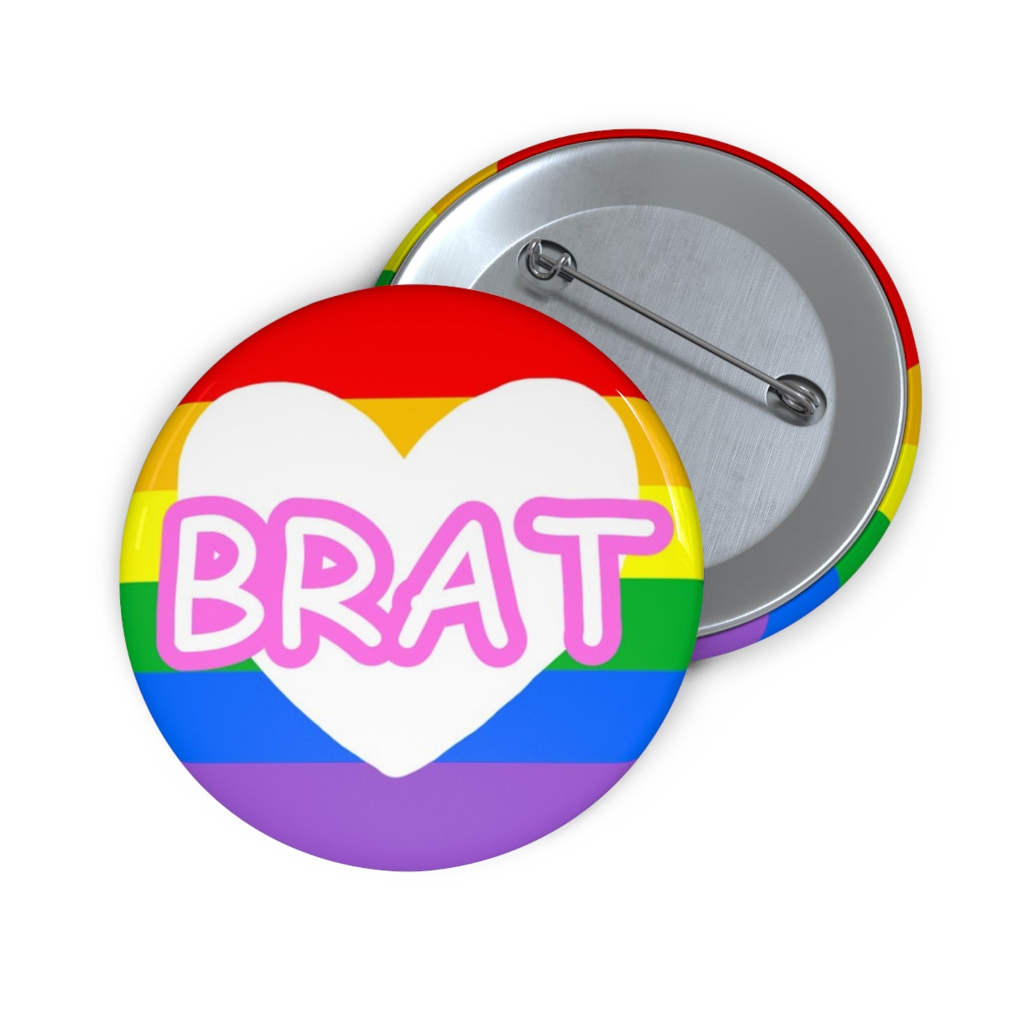 Brat Pin Button