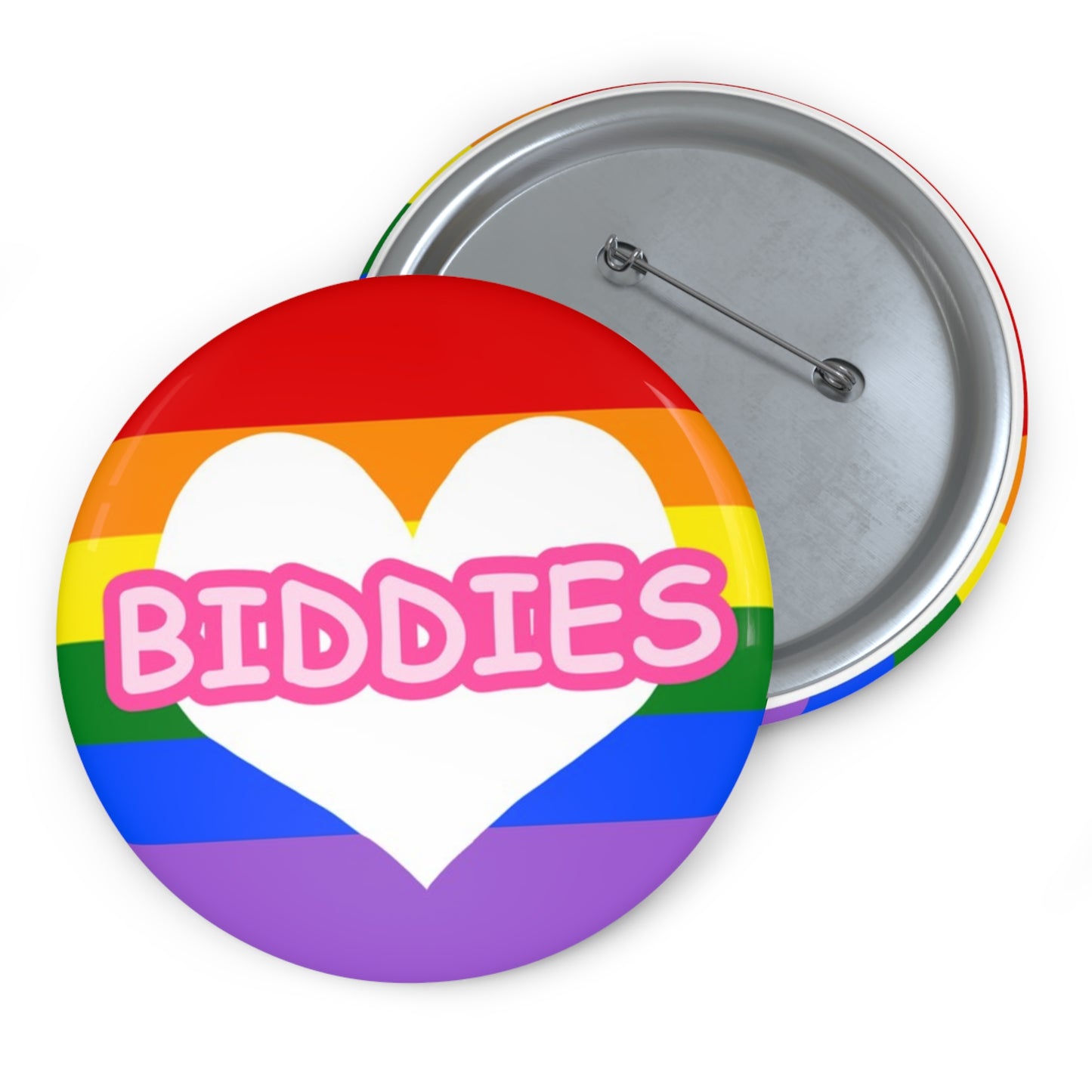 Biddies Pin Button