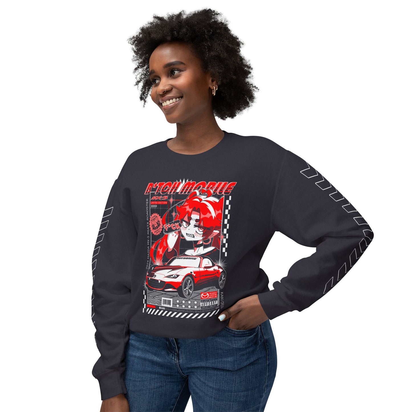 B*tch Mobile JDM Crewneck Sweatshirt