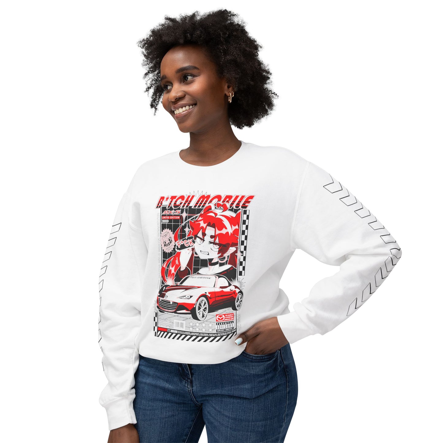 B*tch Mobile JDM Crewneck Sweatshirt