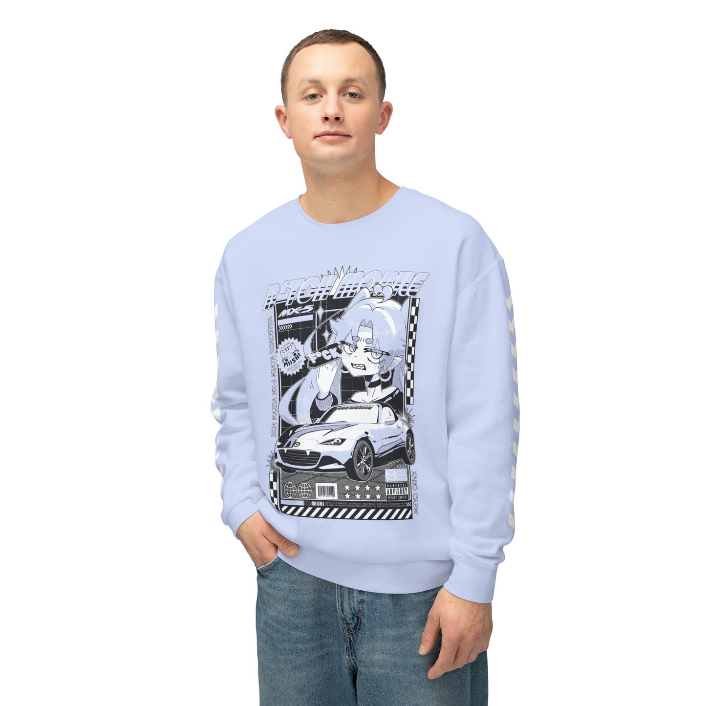 B*tch Mobile JDM Crewneck Sweatshirt