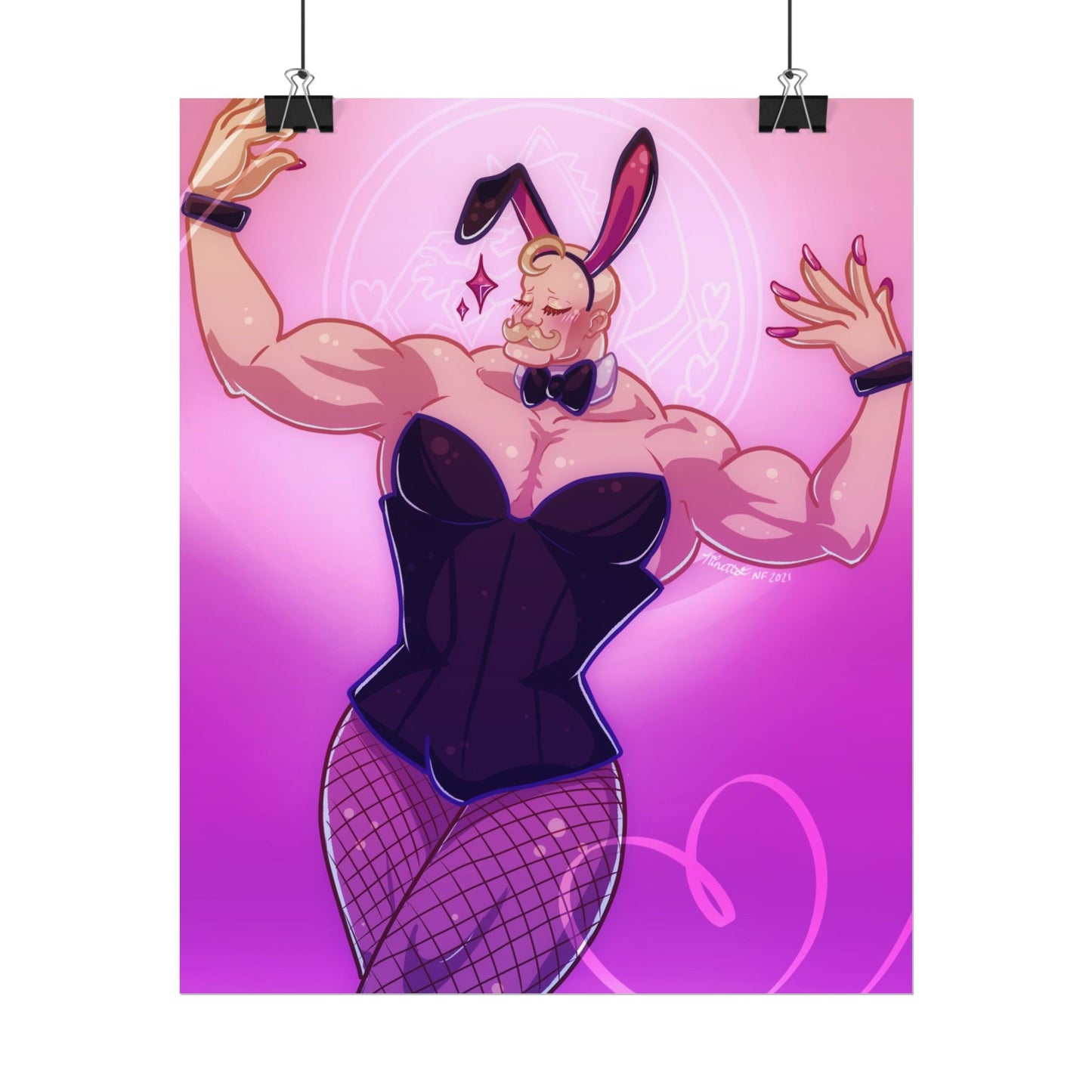 Major Armstrong Bunny Suit PRINT