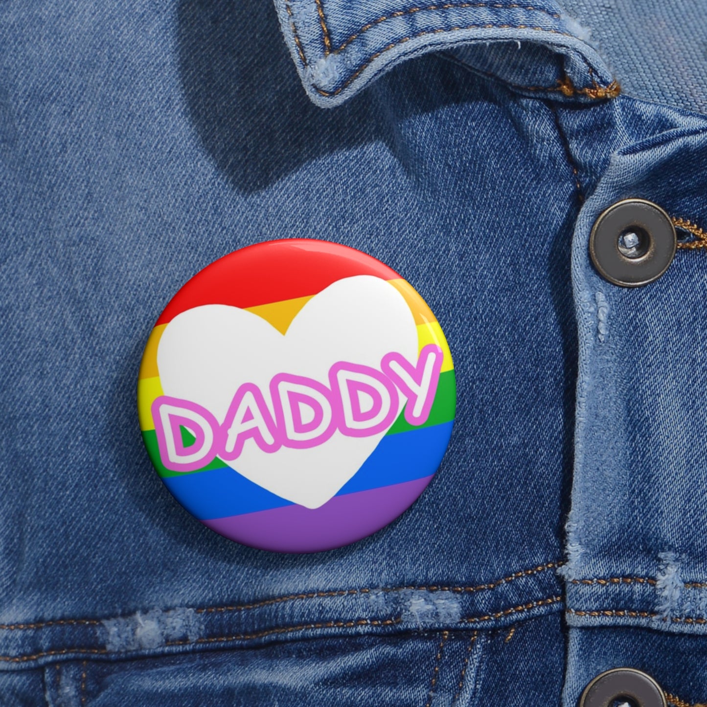 Daddy Pin Button