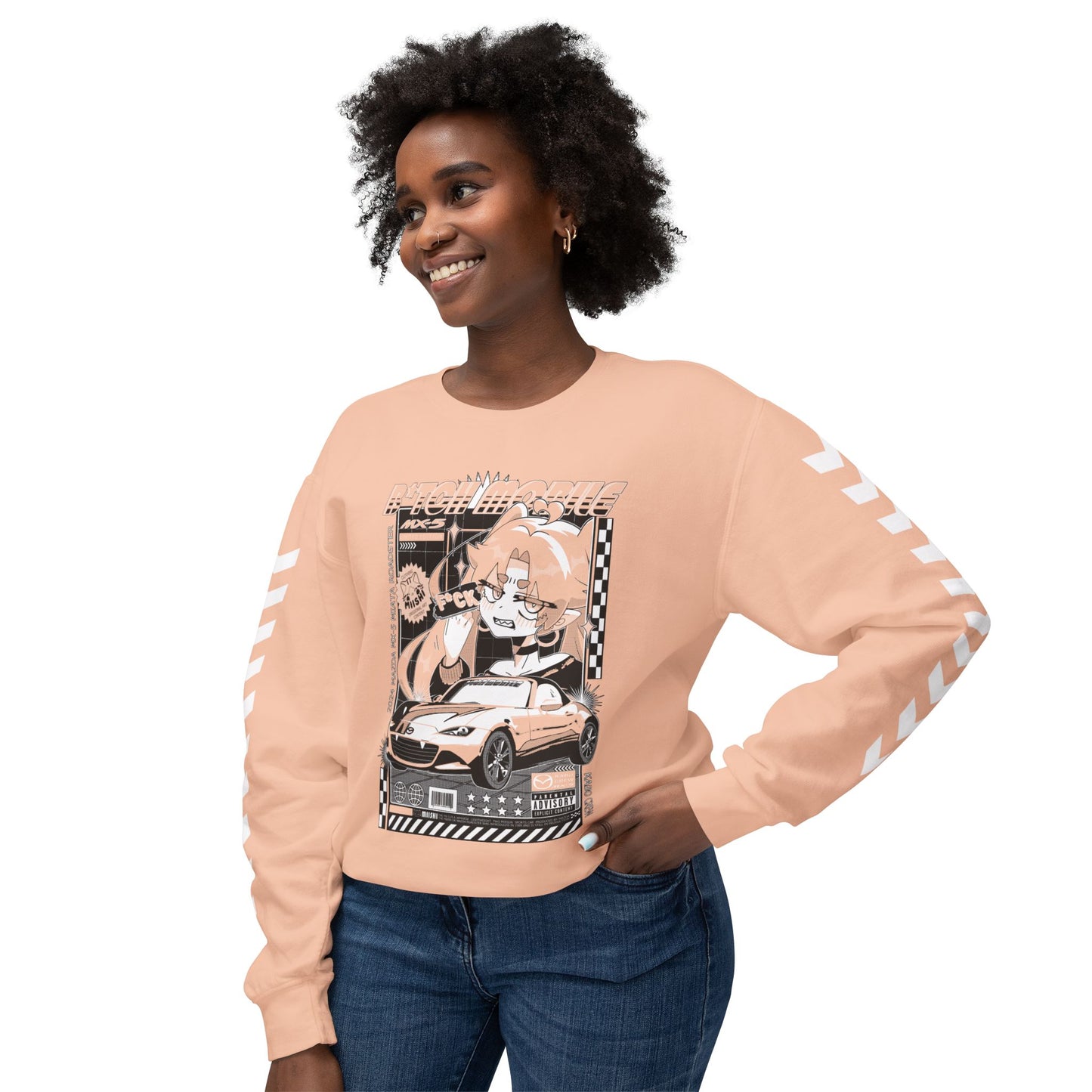 B*tch Mobile JDM Crewneck Sweatshirt