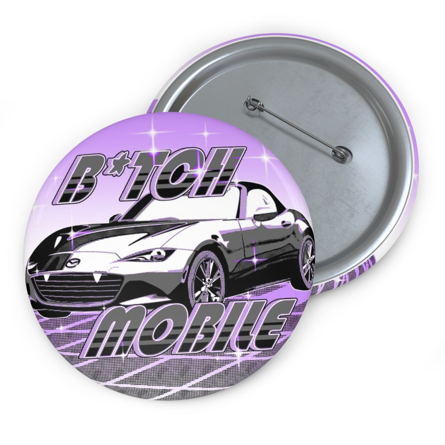 B*tch Mobile Ace Pride Pin Button