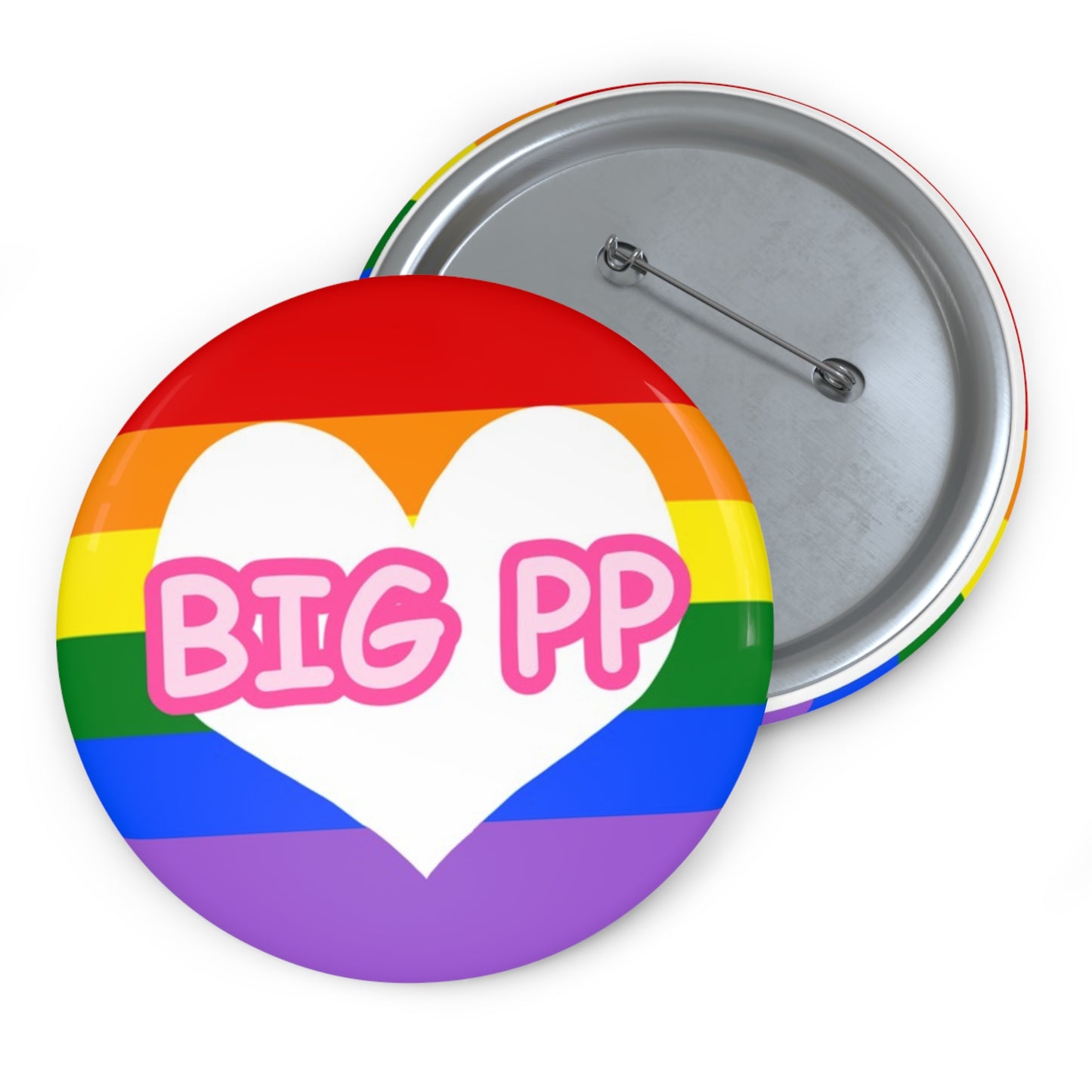 Big PP Pin Button