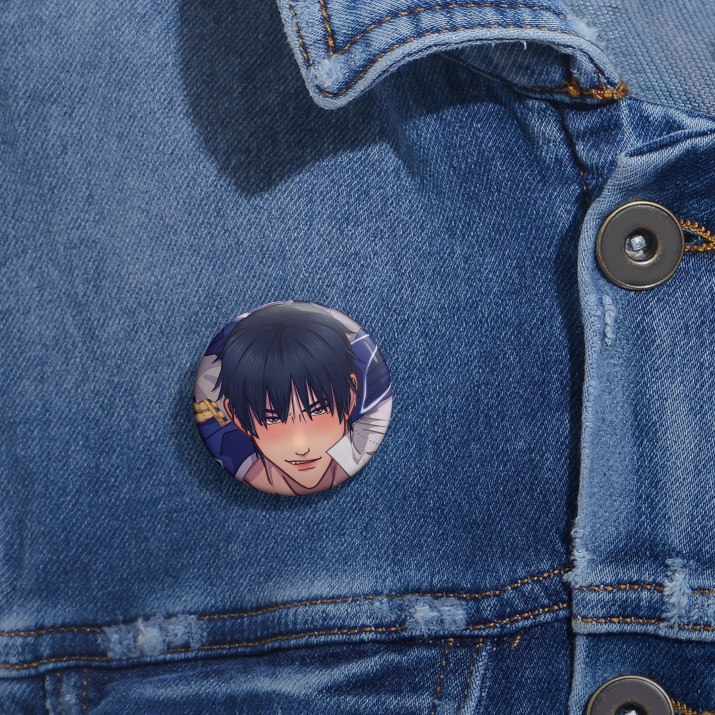 Roy Mustang Military Uniform Pin Botton