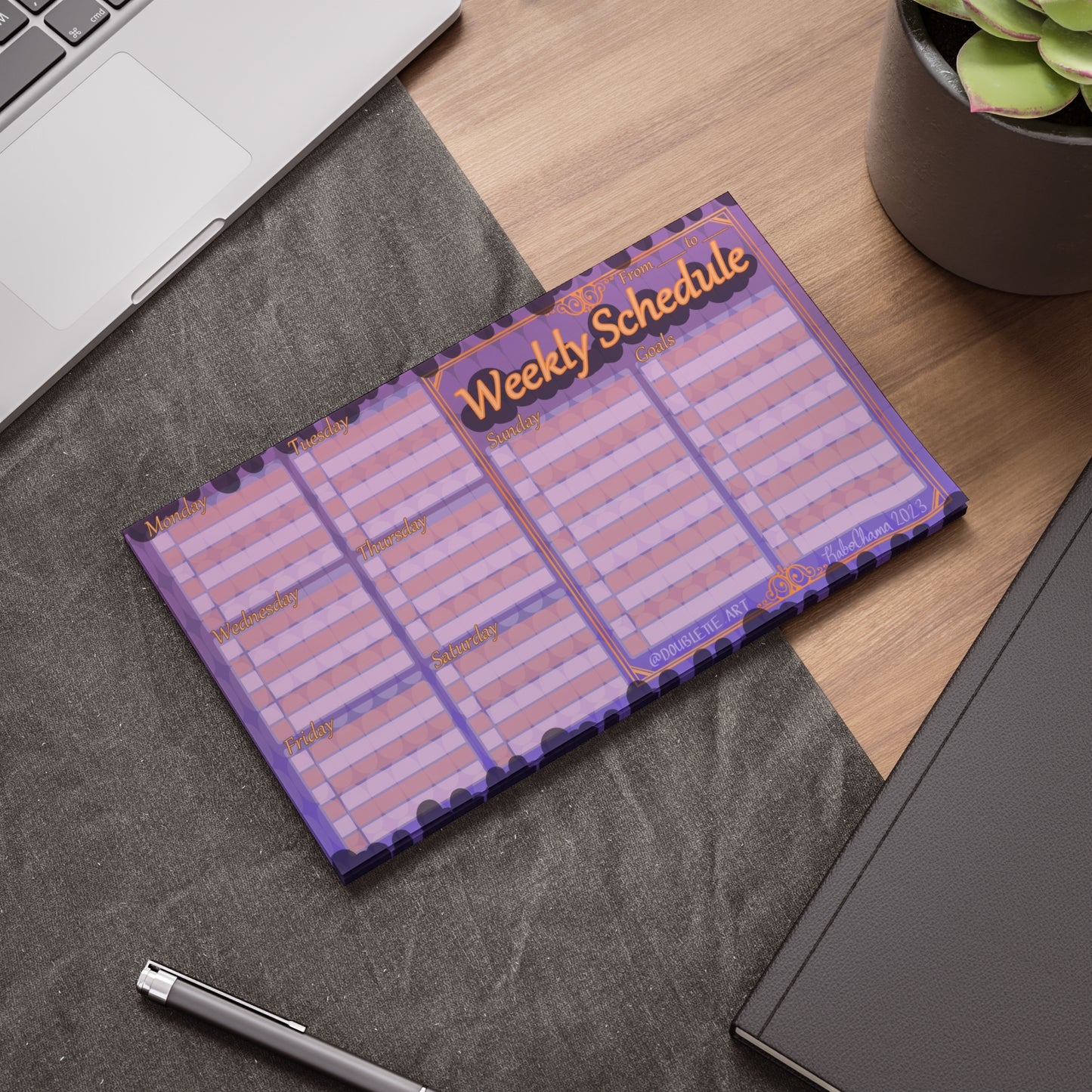 Weekly Planner Halloween Notepad