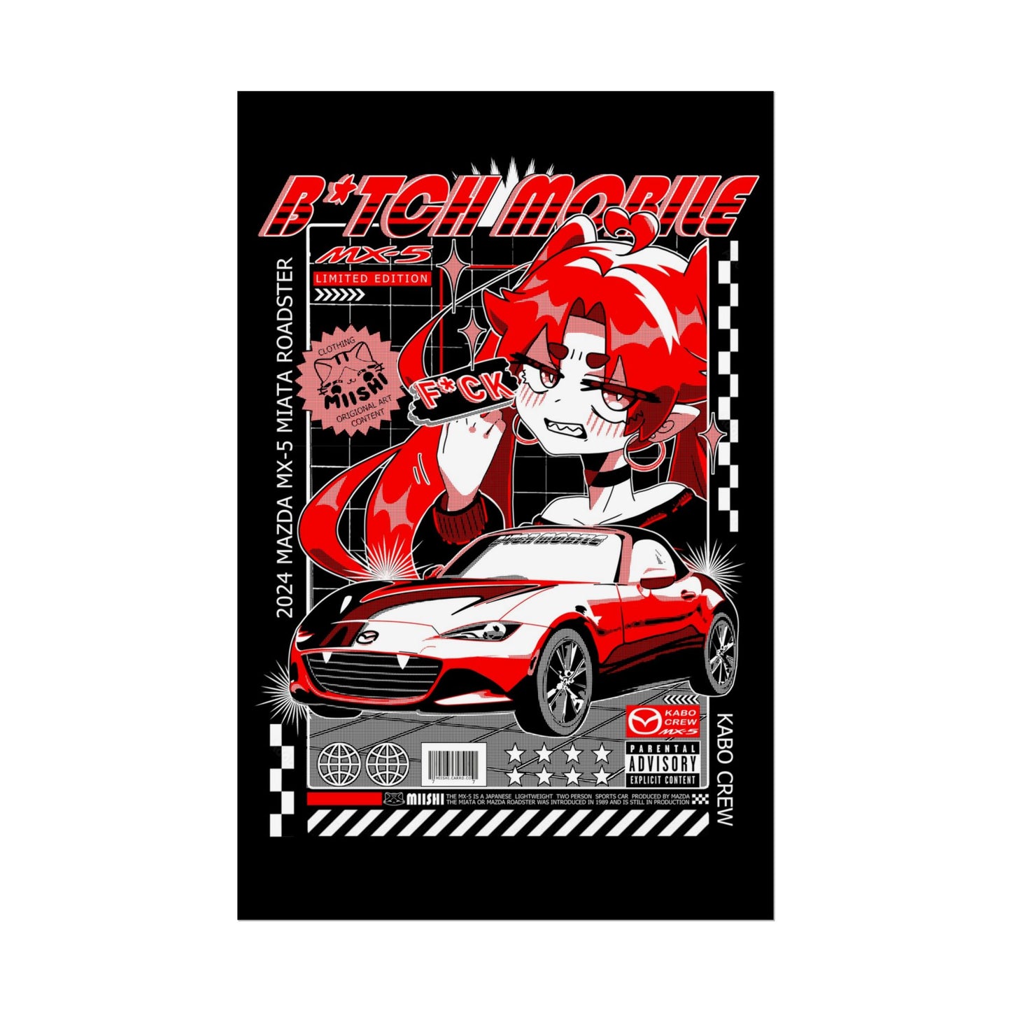B*tch Mobile JDM Print
