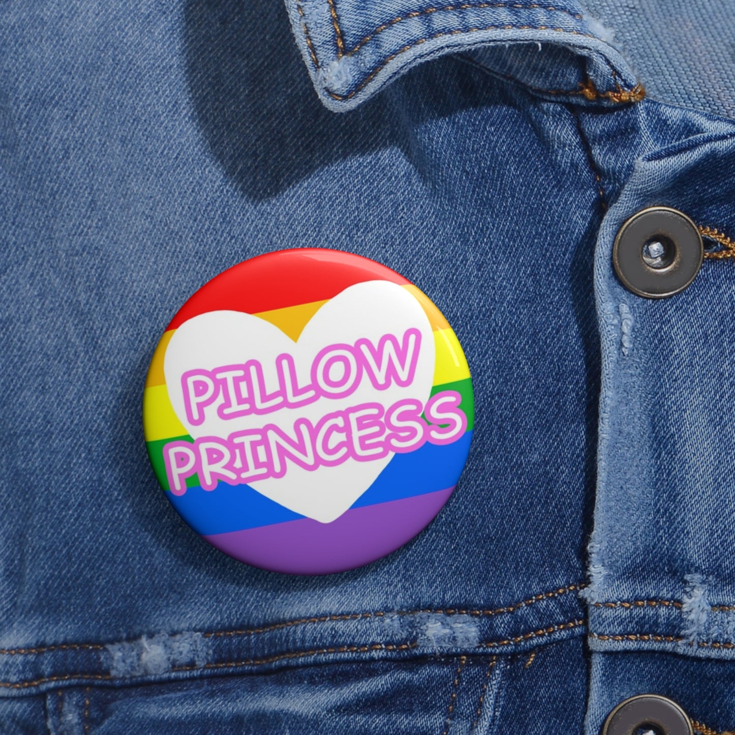 Pillow Princess Pin Button