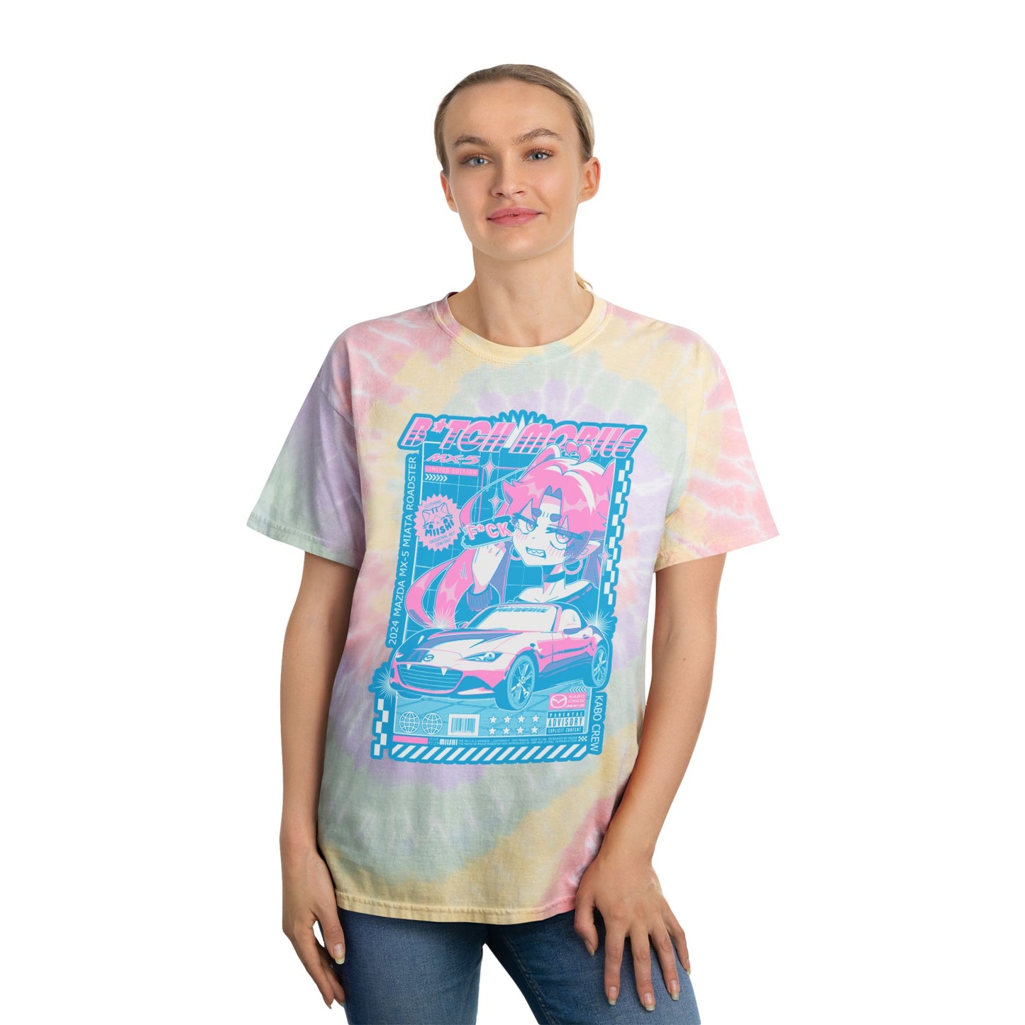 B*tch Mobile Trans Pride Flag Graphic T-shirt