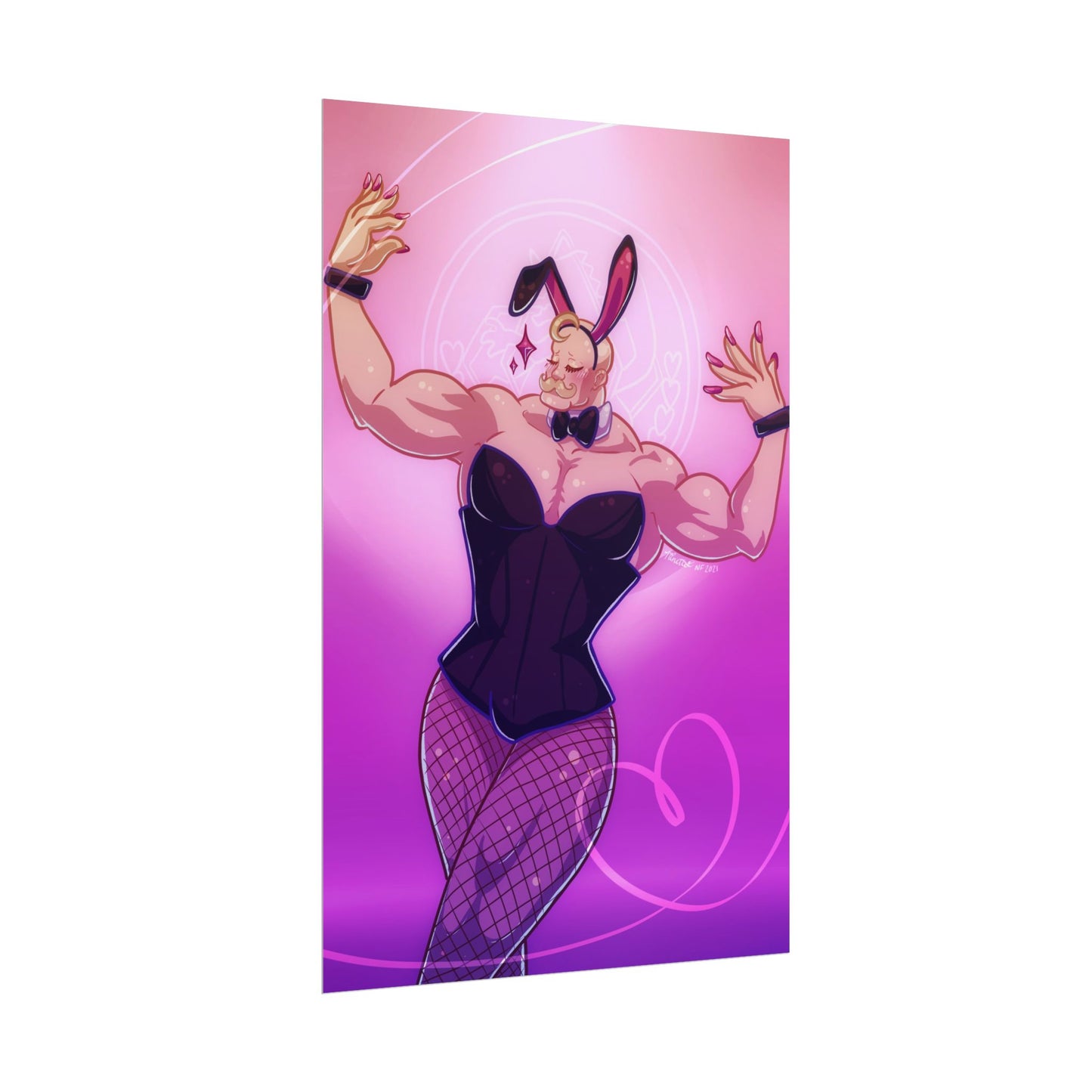 Major Armstrong Bunny Suit PRINT