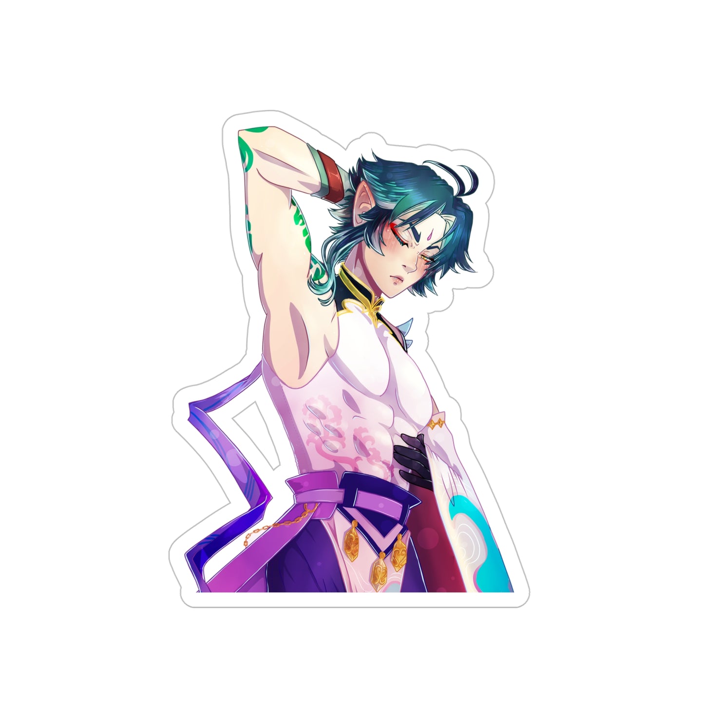 Xiao Dakimakura Transparent Decal