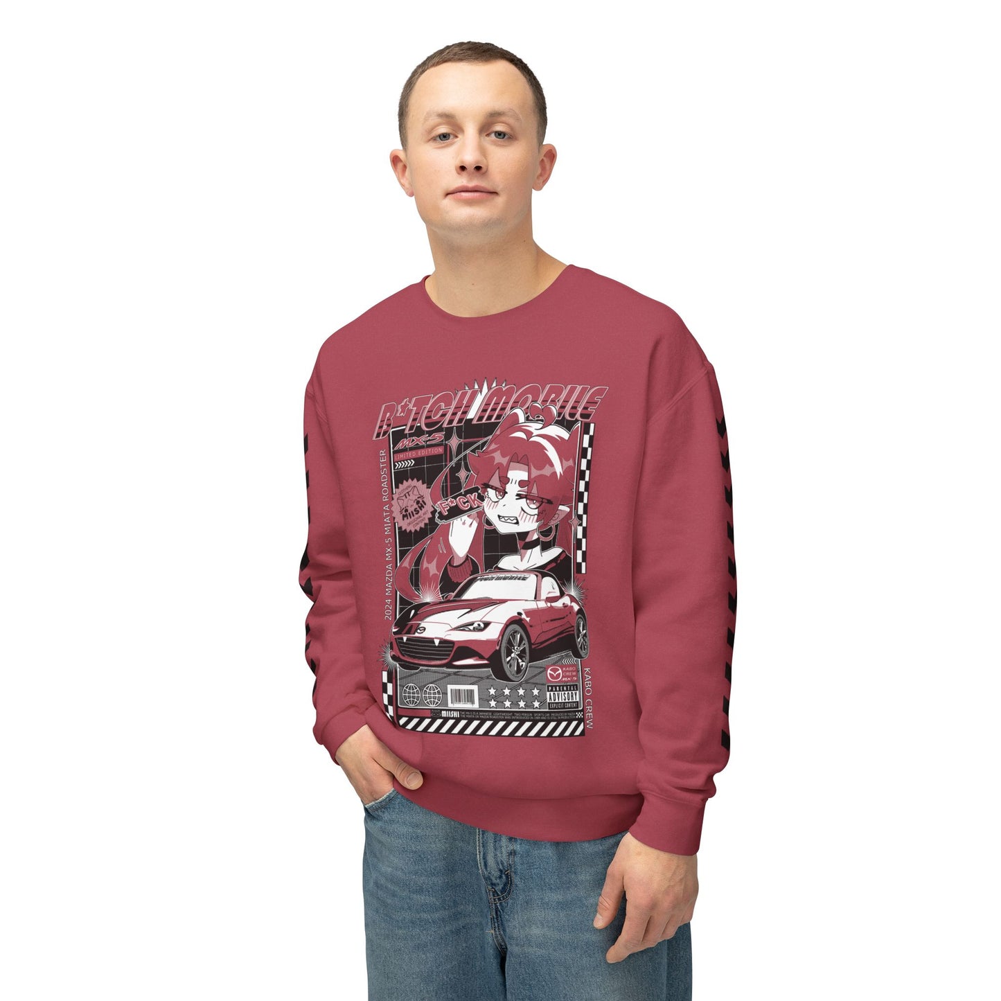 B*tch Mobile JDM Crewneck Sweatshirt