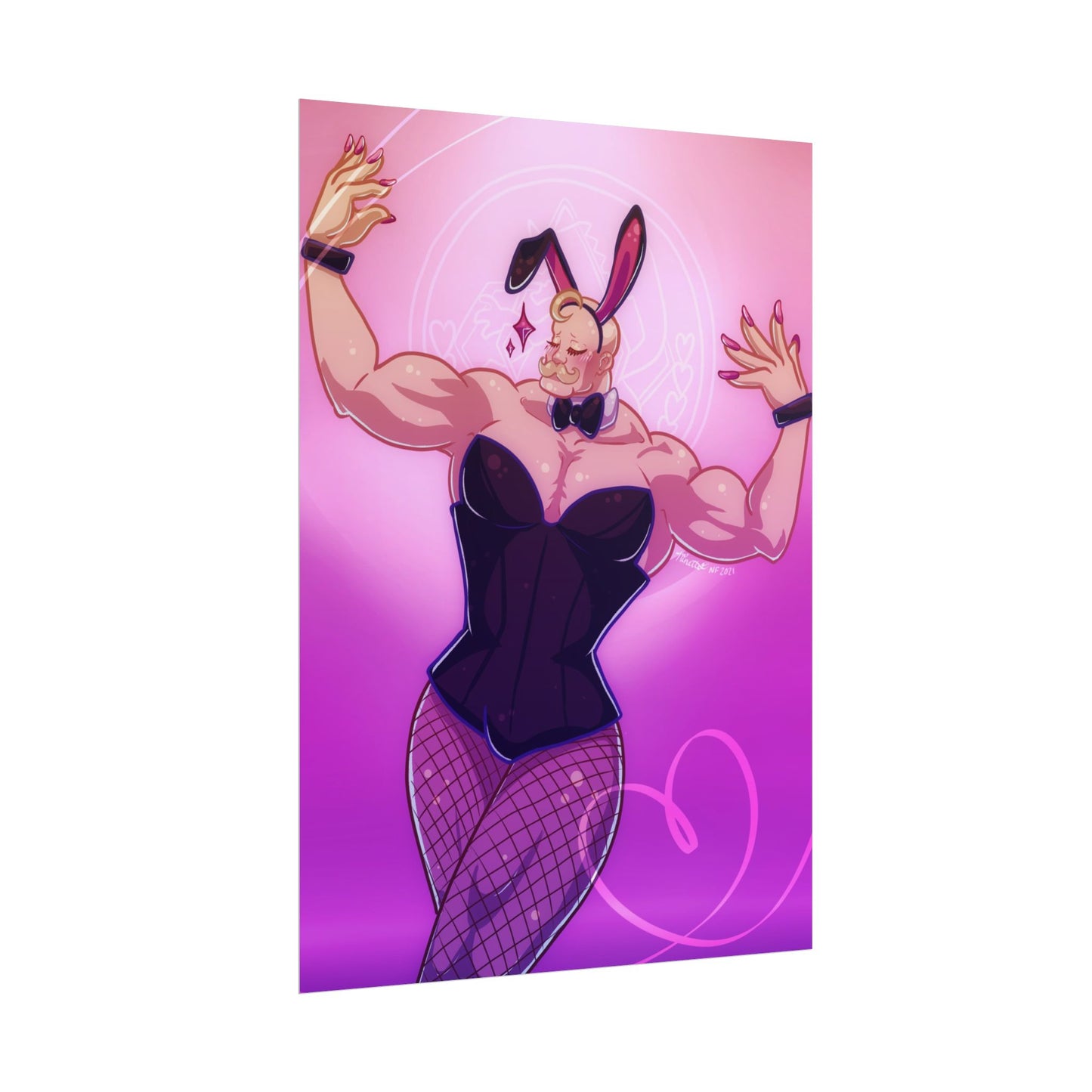 Major Armstrong Bunny Suit PRINT
