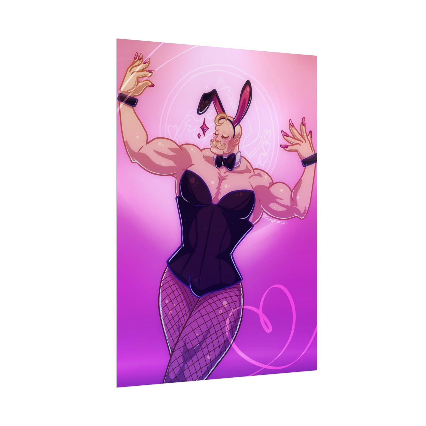 Major Armstrong Bunny Suit PRINT