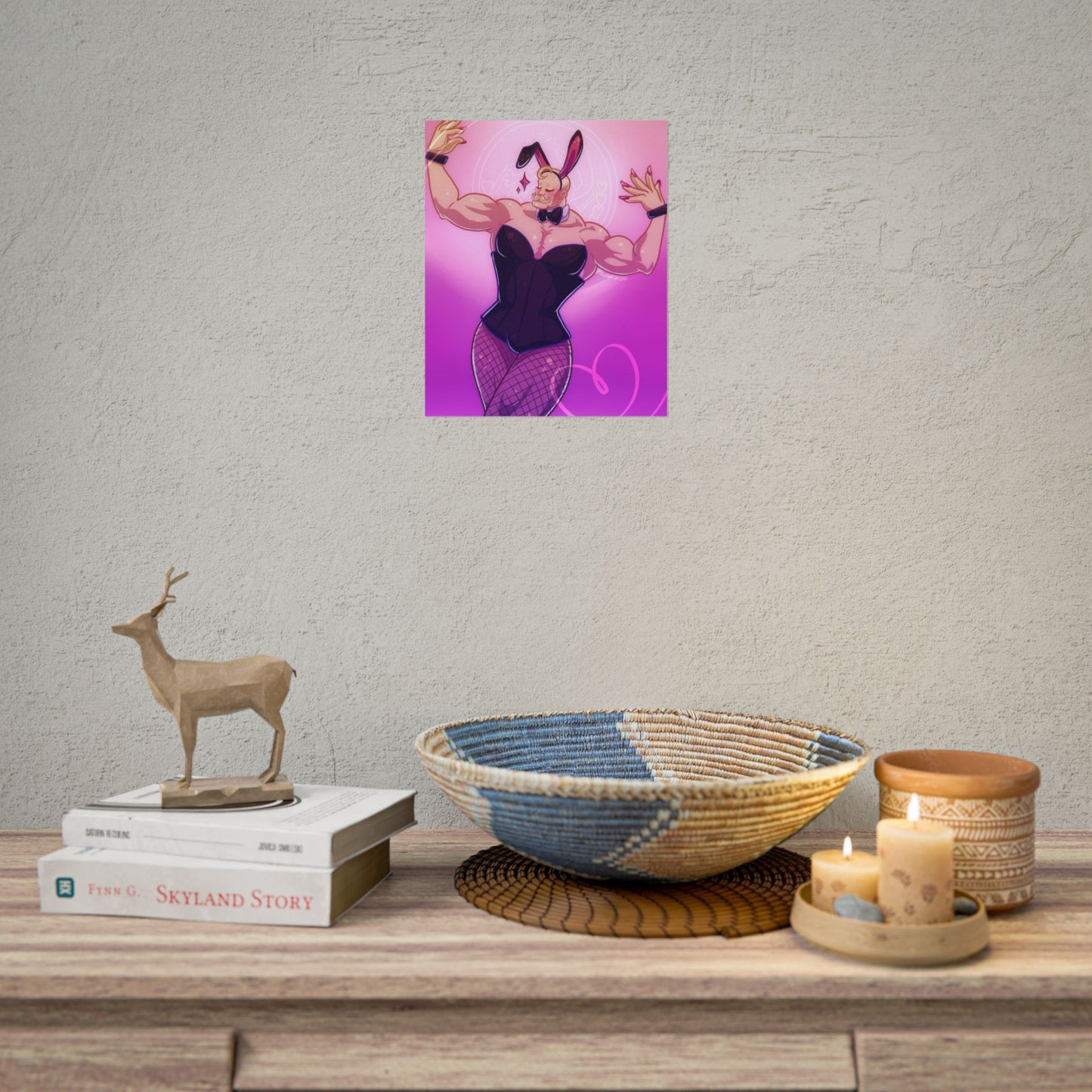 Major Armstrong Bunny Suit PRINT