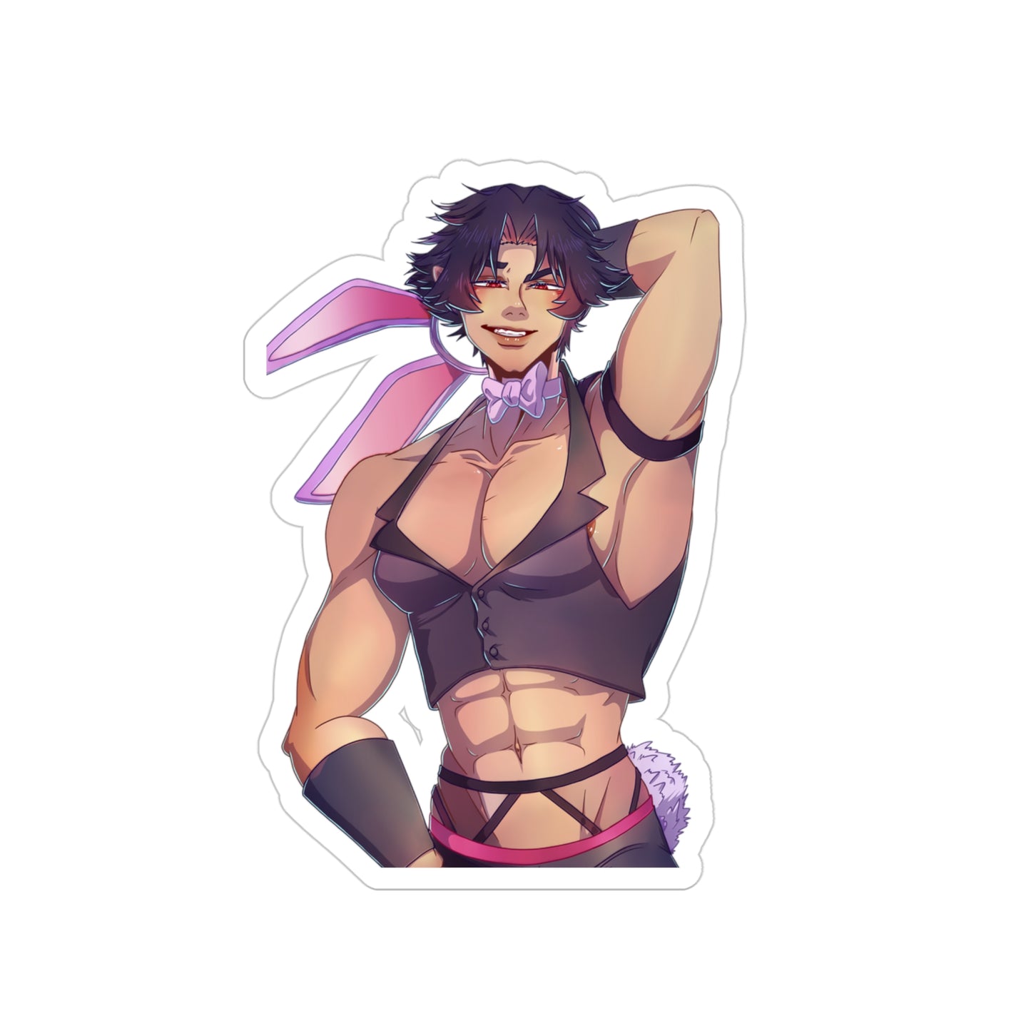 Akira Fudo Bunny Suit Transparent Decal