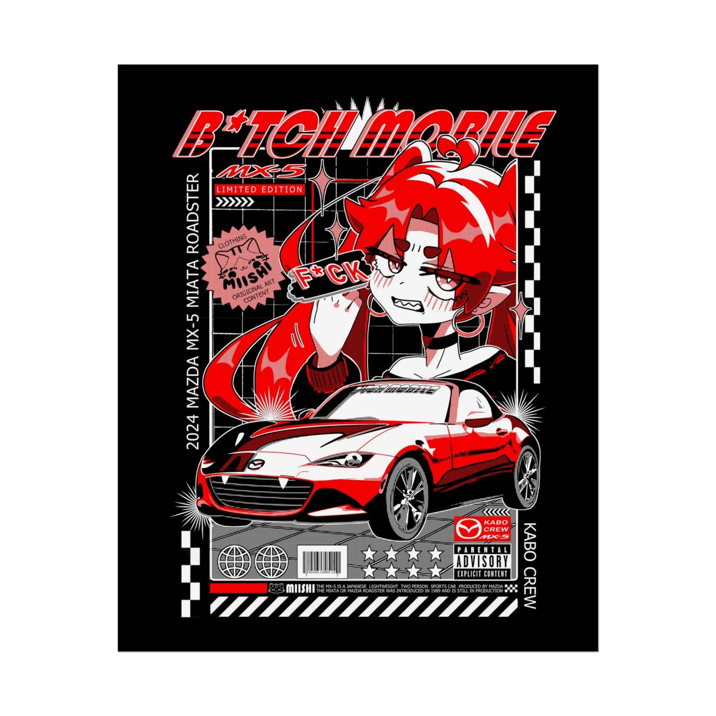 B*tch Mobile JDM Print