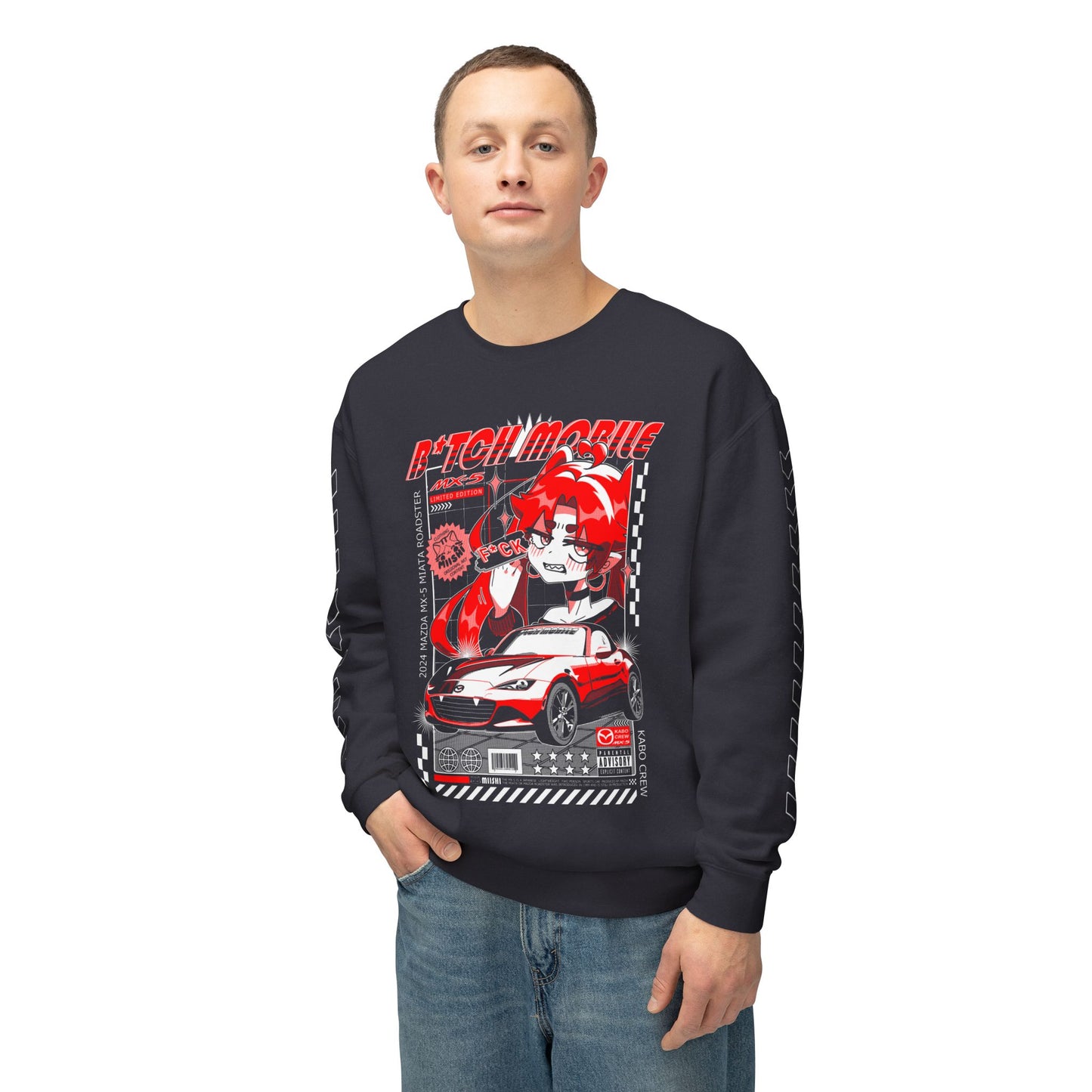 B*tch Mobile JDM Crewneck Sweatshirt